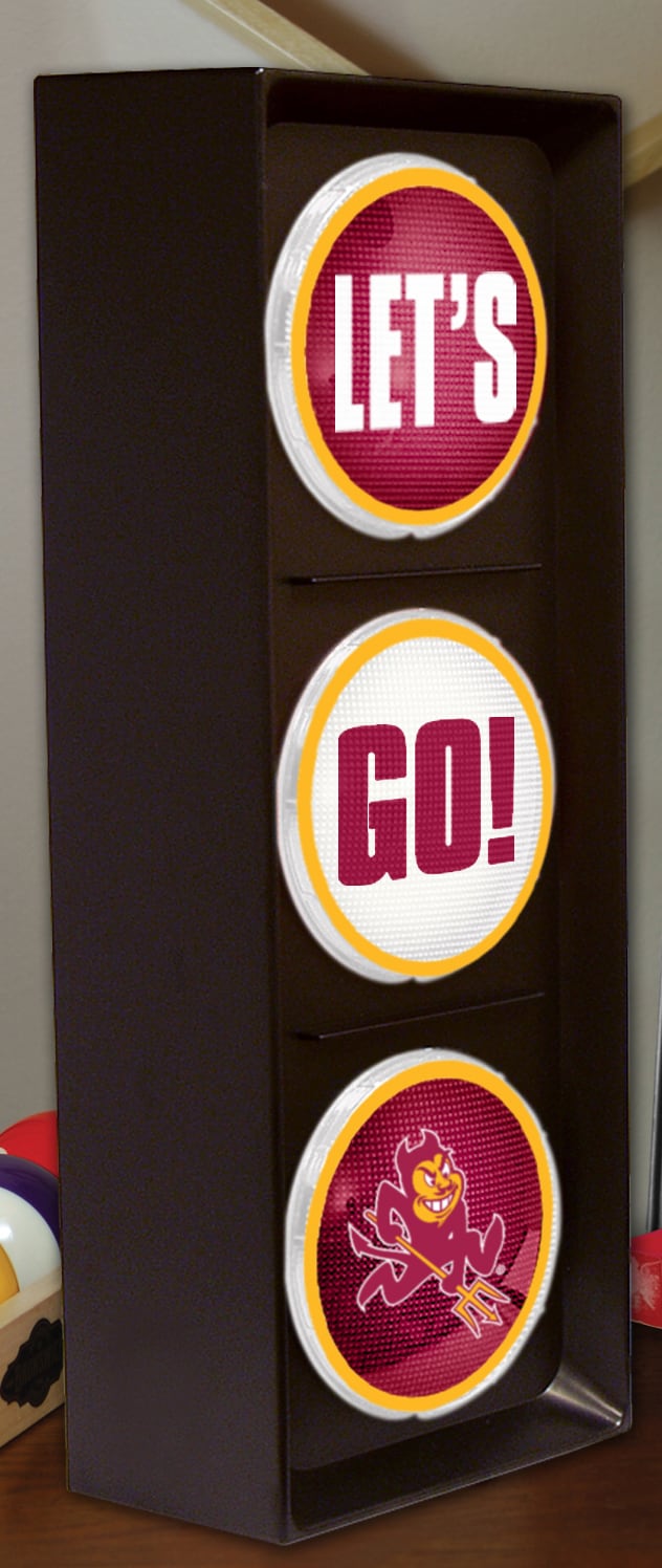 The Memory Company COL-AZS-894 Arizona State Sun Devils 16-in Sports Traffic Light Lamp Light