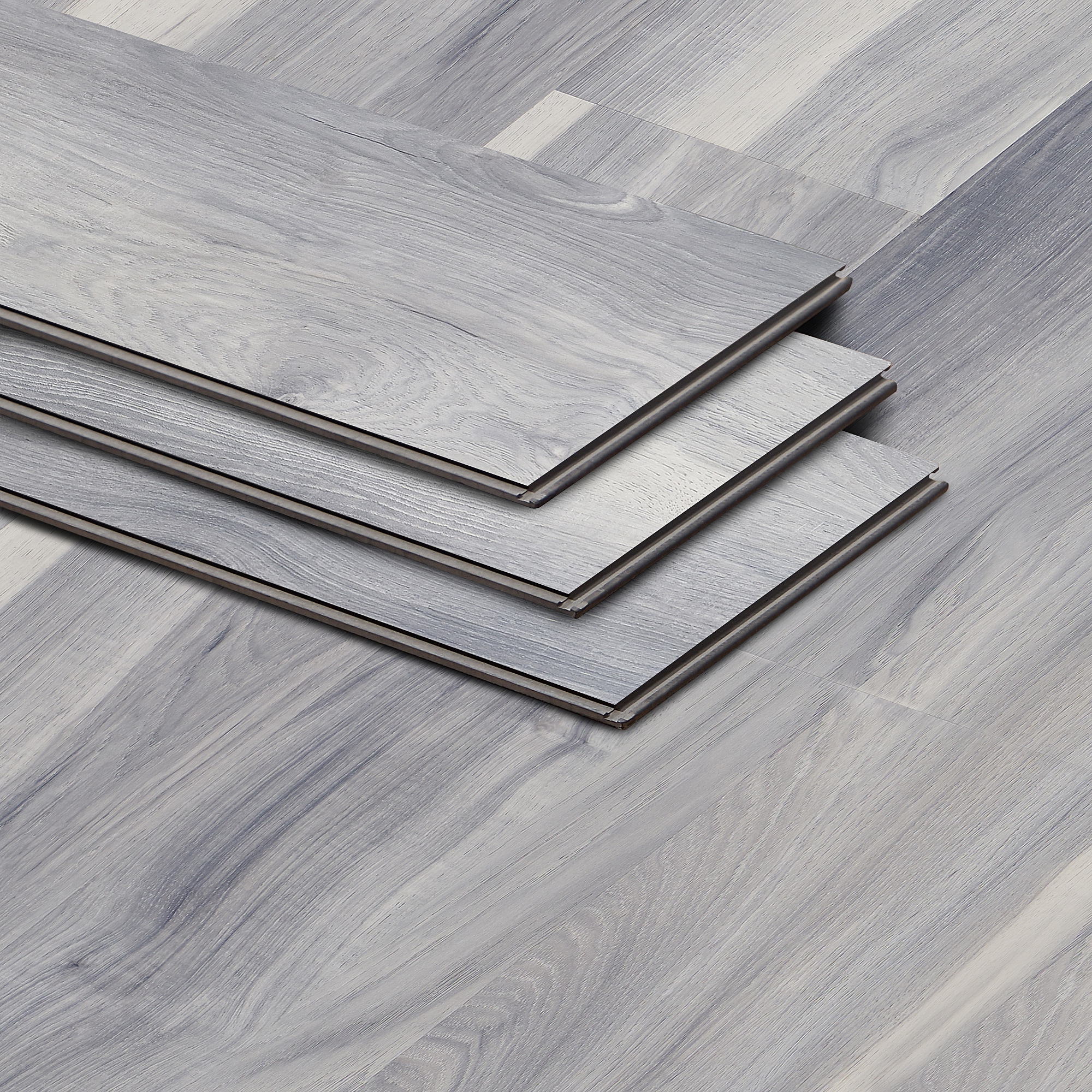Artmore Tile EXT3RD107044 Horizon Oak Shadow Blue Wood look 12-Mils x 6-in W x 48-in L Water Resistant Interlocking Luxury Vinyl Plank Flooring ( 23.46-Sq. Feet Carton )
