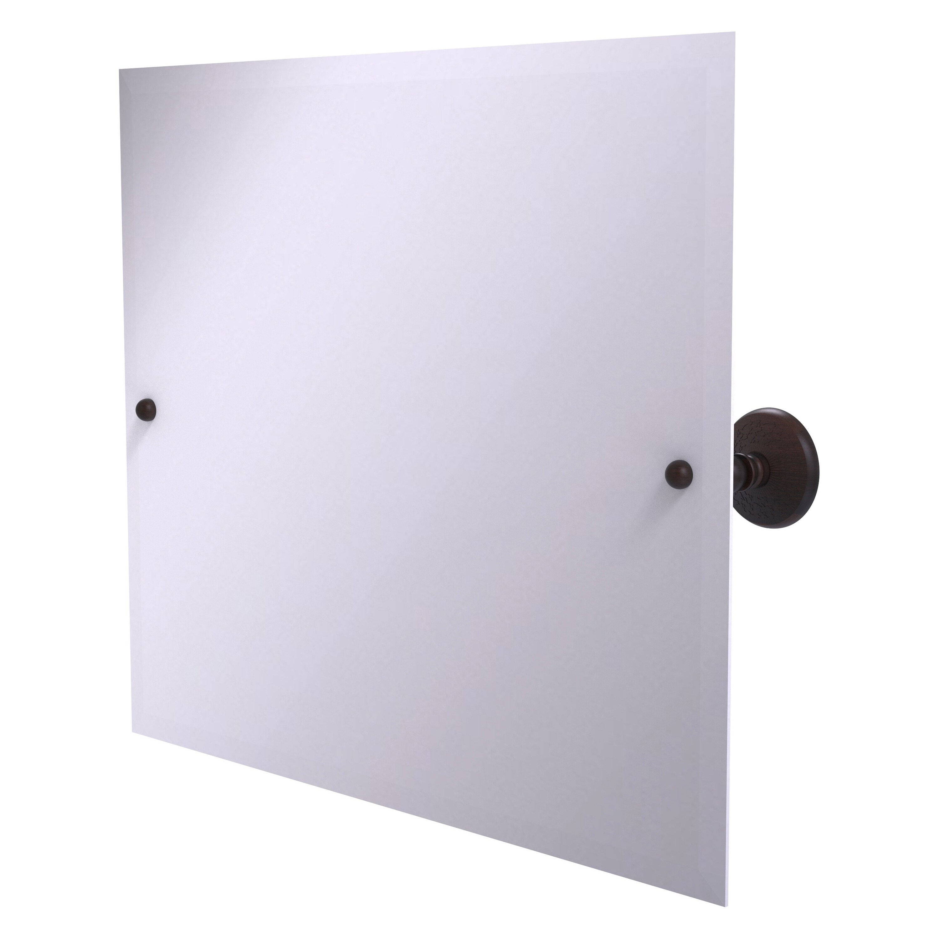 Allied Brass PMC-93-VB Prestige Monte Carlo 26-Inches x 21-Inches Beveled Frameless Rectangle Tilting Bathroom Vanity Mirror ( Venetian Bronze )