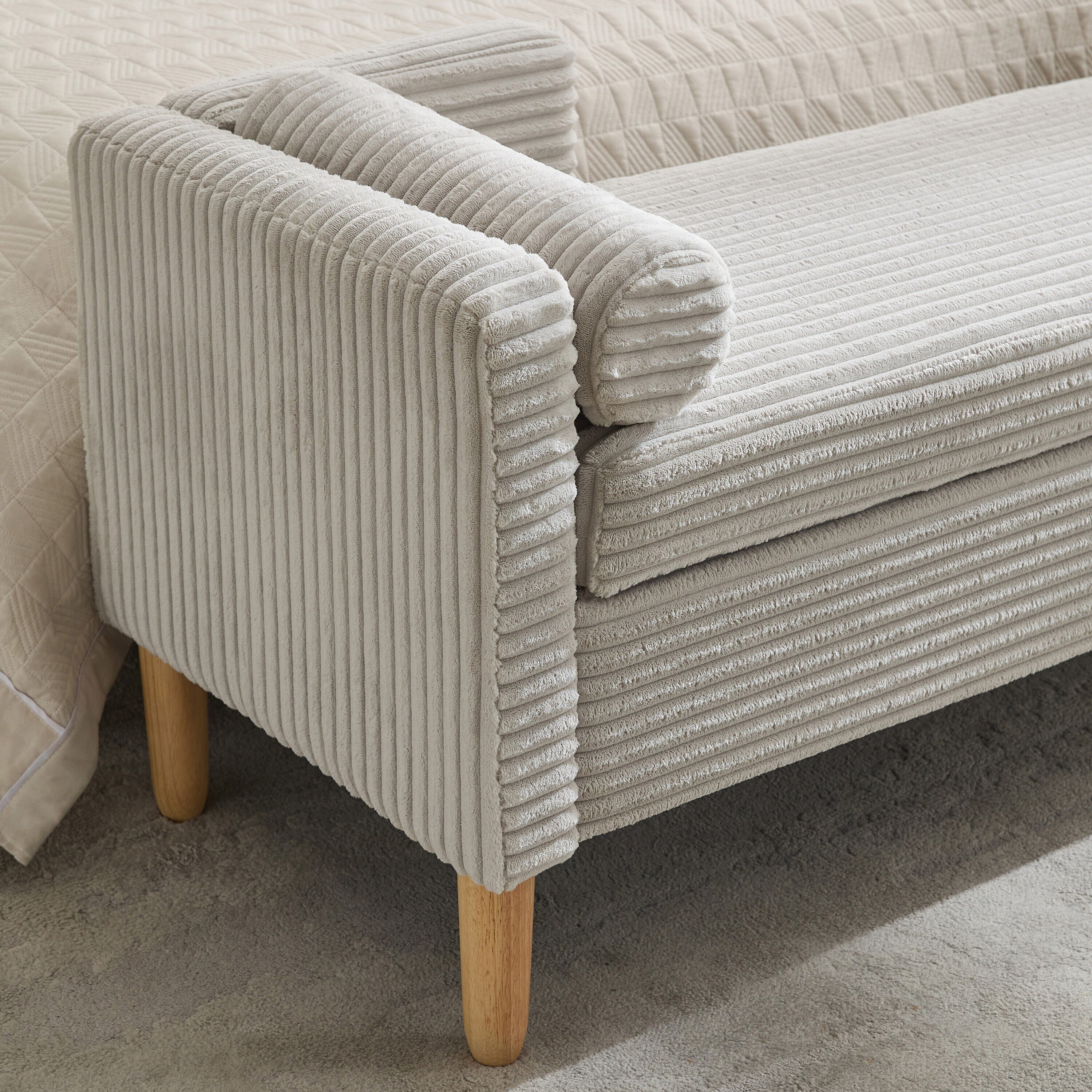 Hrinhom HC-S4112-LIGHT GRAY bench - View #8