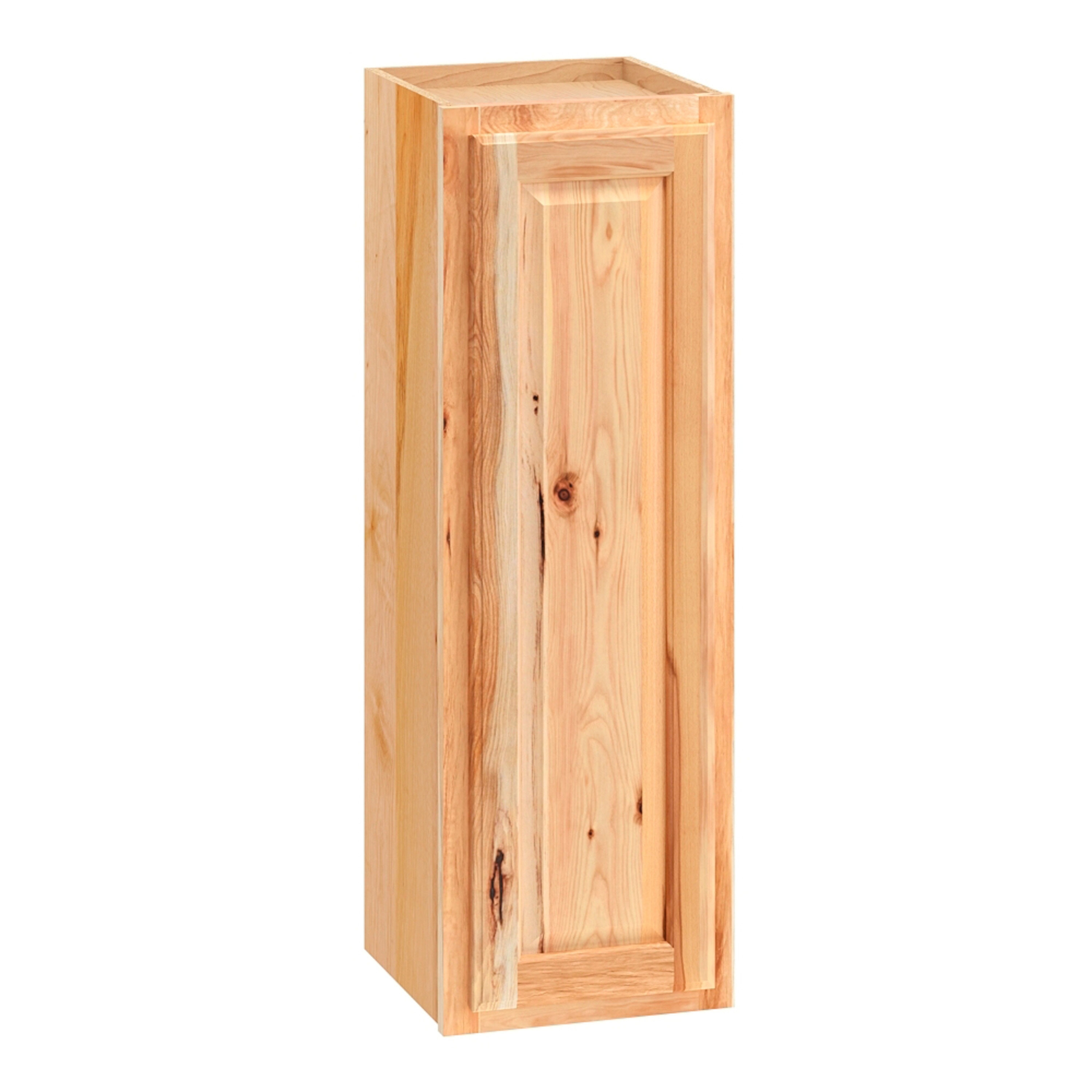 Diamond NOW 28E W1236R Denver 12-in W x 36-in H x 12-in D Natural Rustic Hickory Wall Fully assembled Cabinet (Raised Panel Square)