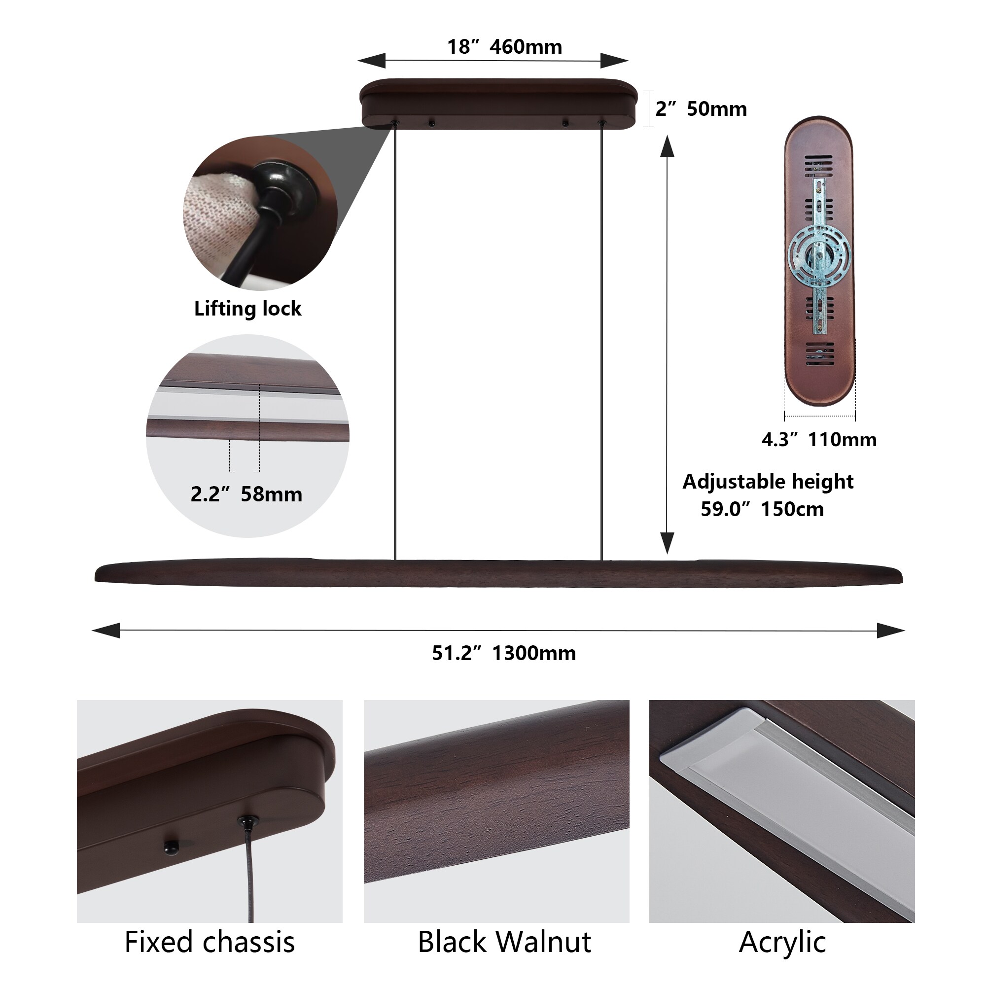 Dimakai DI-LC370163P Pendant-Lights - View #6