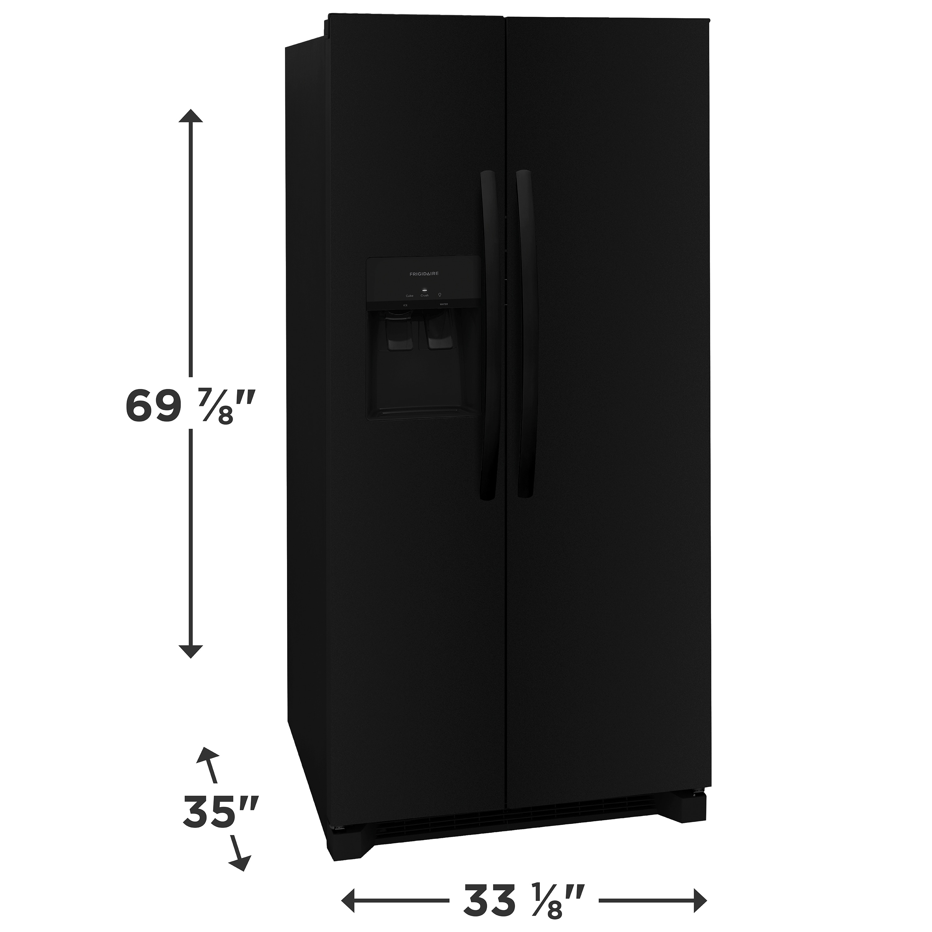 Frigidaire FRSS2323AB Side-By-Side - View #3