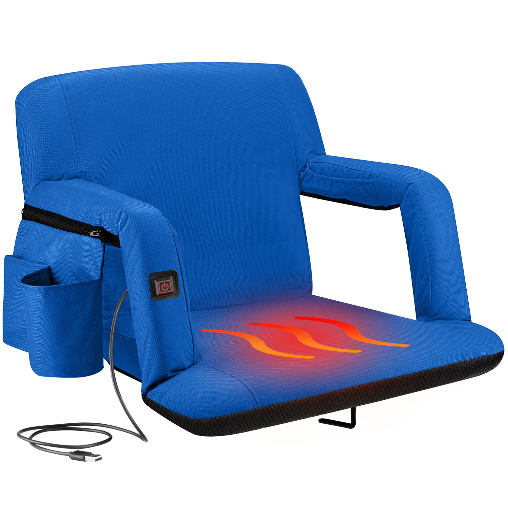 Alpcour APC-RSSHABL 21x17 Polyester Heated bleacher seat