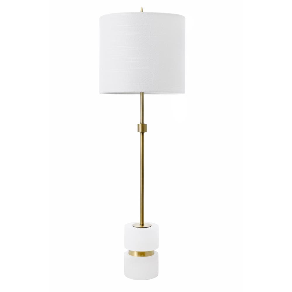 nuLOOM MCT04AA 31-in Bronze 3-way Table Lamp with Linen Shade
