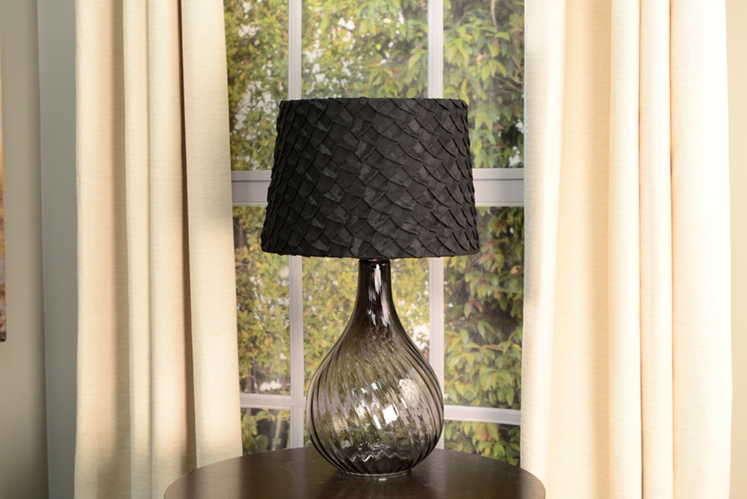 Lowes black on sale lamp shades