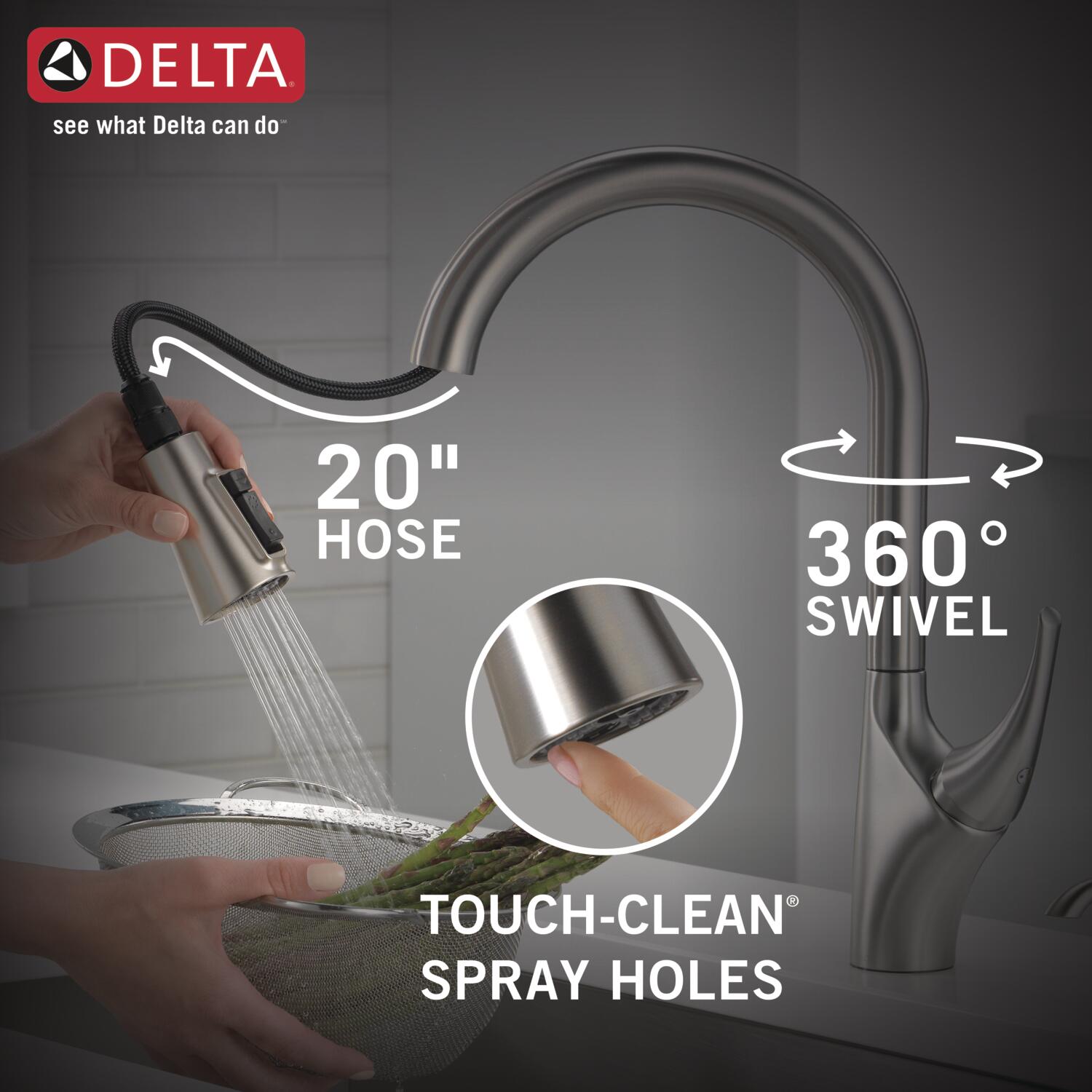 Delta 19998Z-SPSD-DST Kitchen-Faucets - View #9