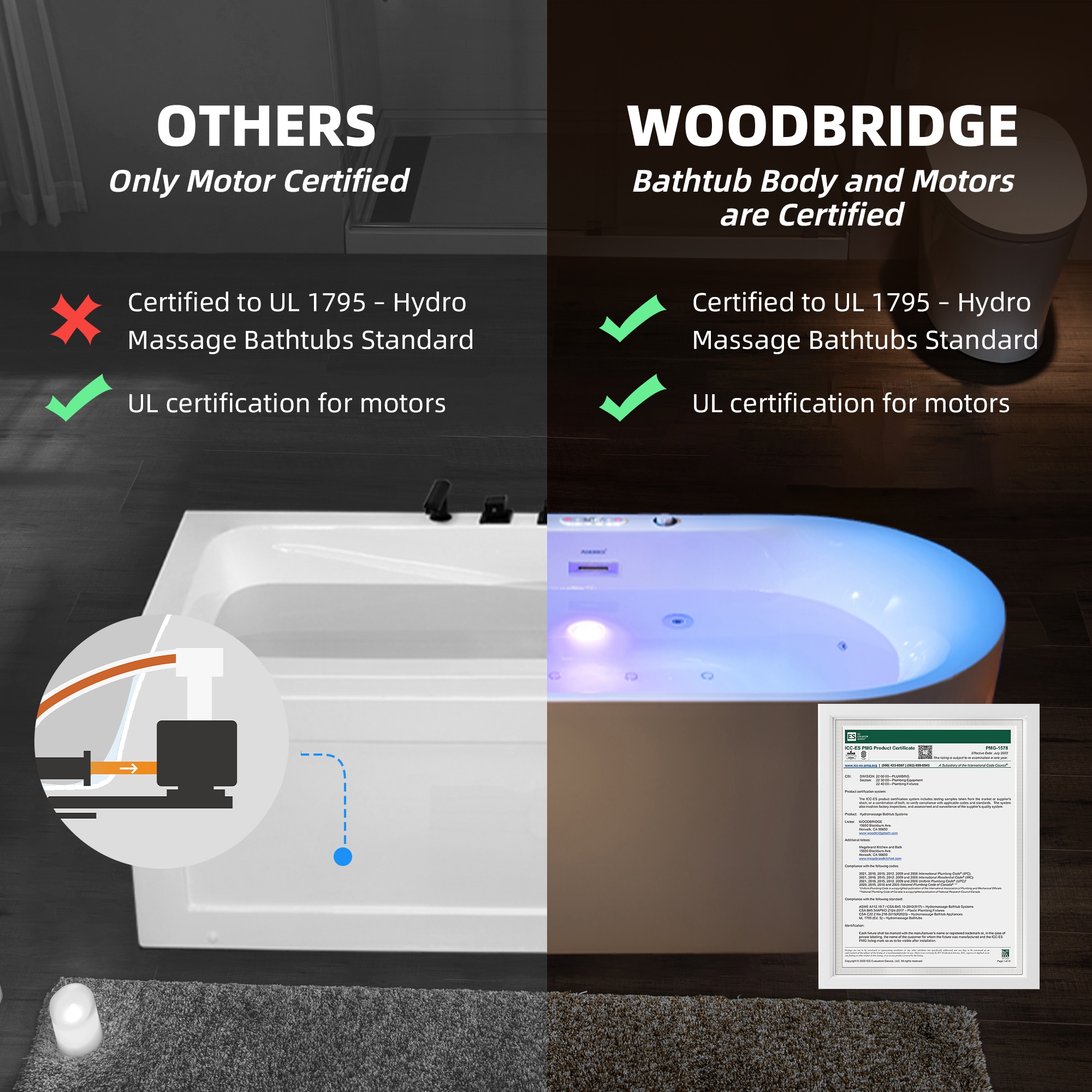 Woodbridge LB610 bathtubs - View #11