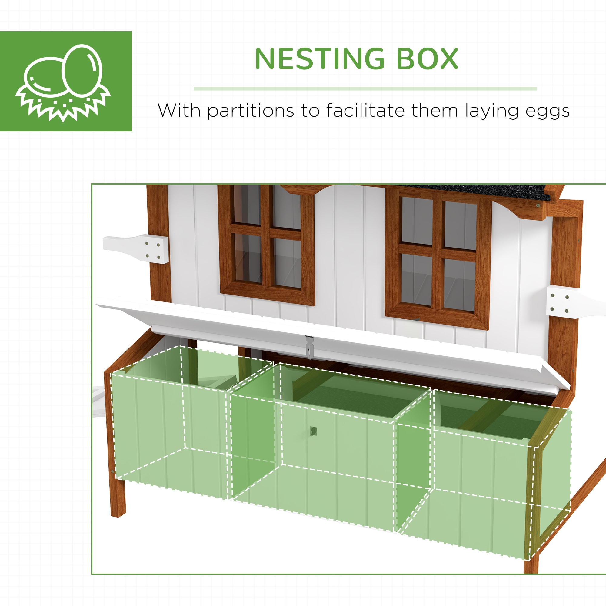 Maocao Hoom JL147370 Chicken-Coops-Rabbit-Hutches - View #6