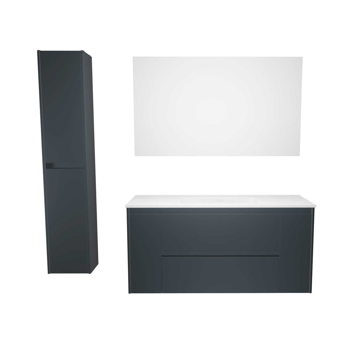 WS Bath Collections AMBRA 120 PACK 2 AN Bath-Vanity-Combo - View #2