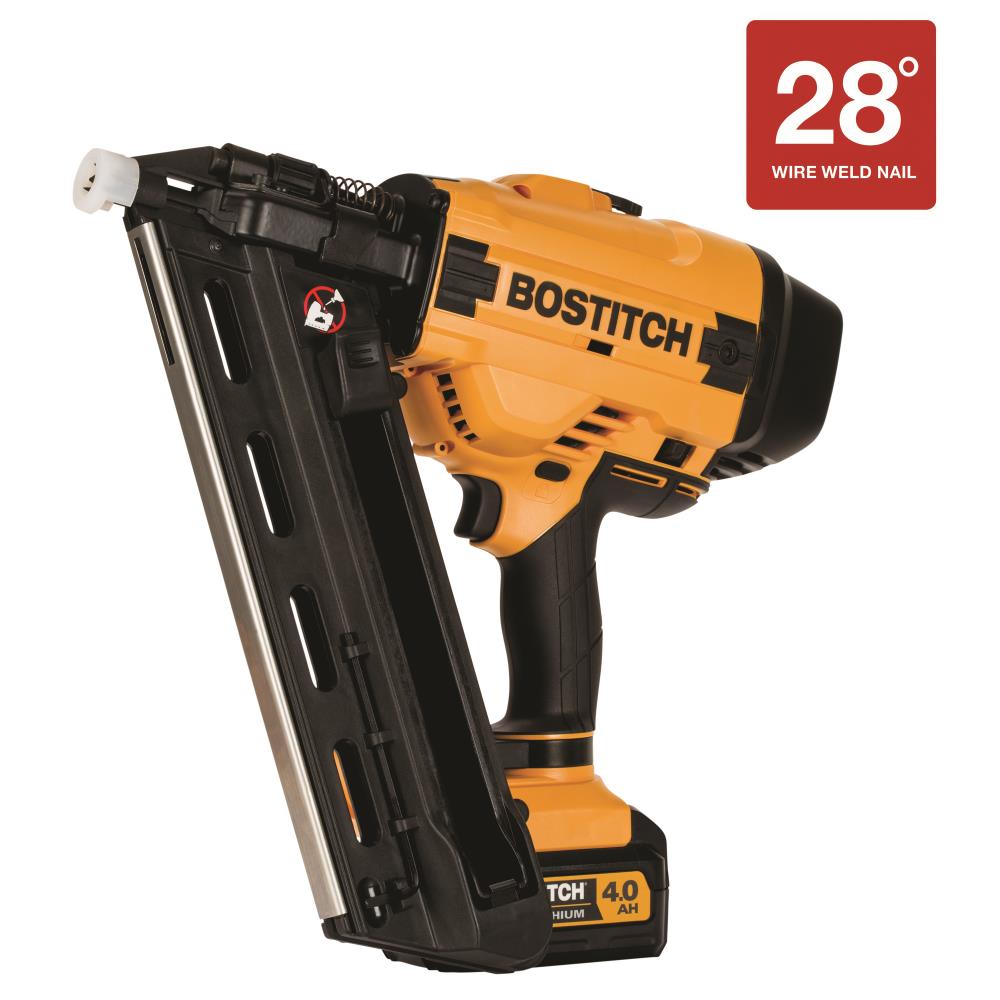Bostitch 3.5-in 28-Degree Cordless Framing Nailer (Battery & Charger  Included) in the Framing Nailers department at