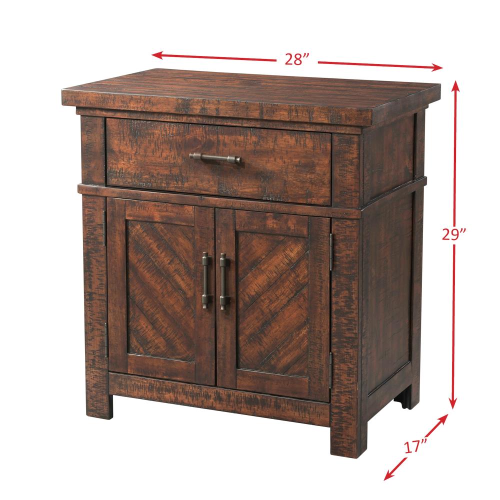 Dex Dark Brown King Platform Storage 6-Piece Bedroom Set