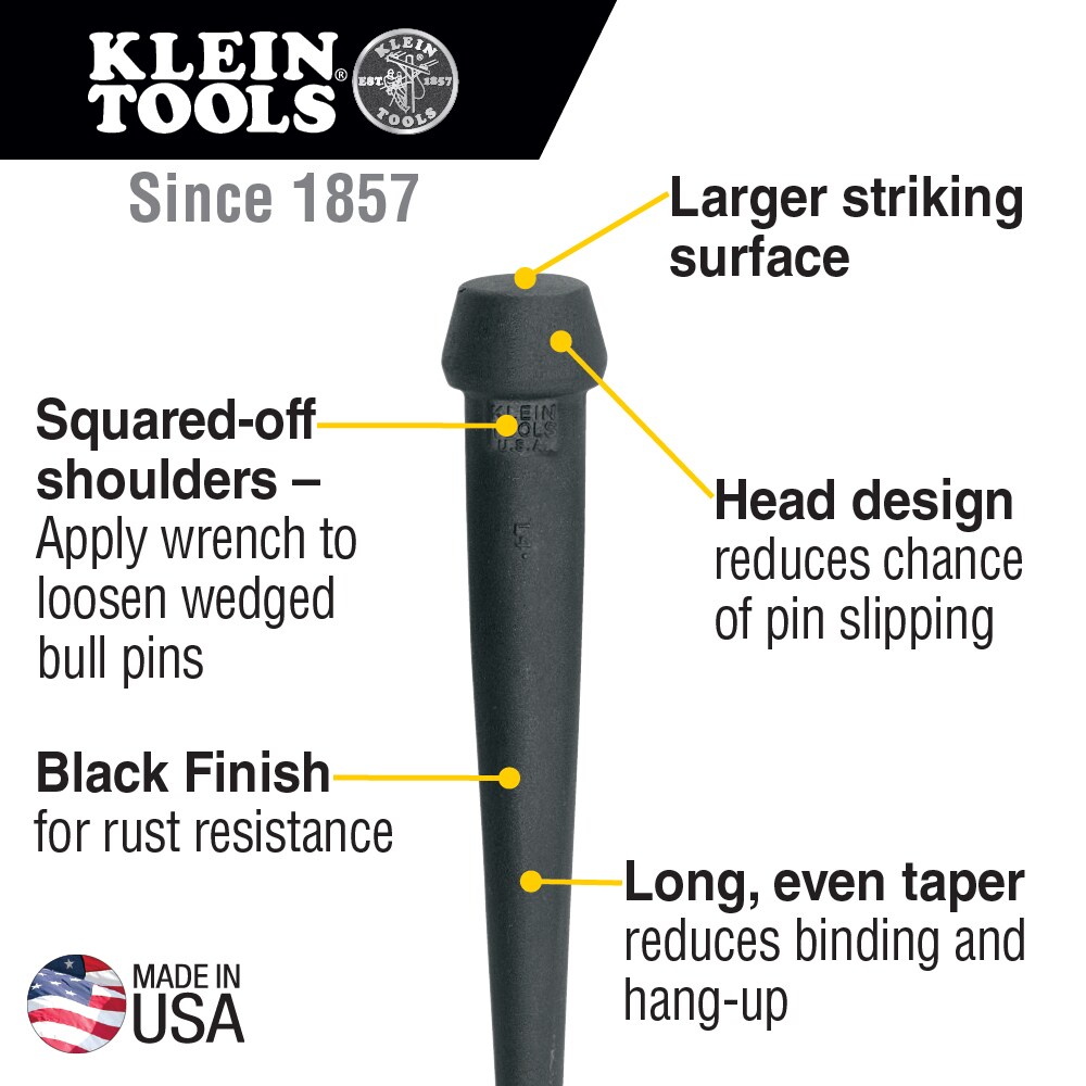 Klein Tools 4-1/2 by 5/16in Center Punch 66311 from Klein Tools - Acme Tools