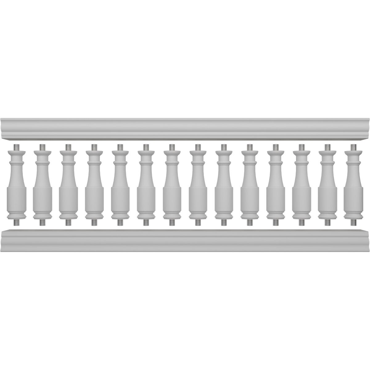 Ekena Millwork BALK32X096HMN railings - View #5