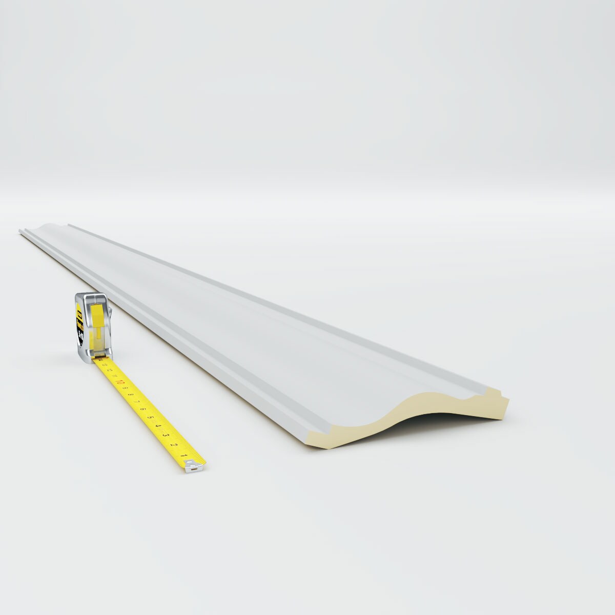 Milton 7-1/8"H Primed Polyurethane Crown Moulding