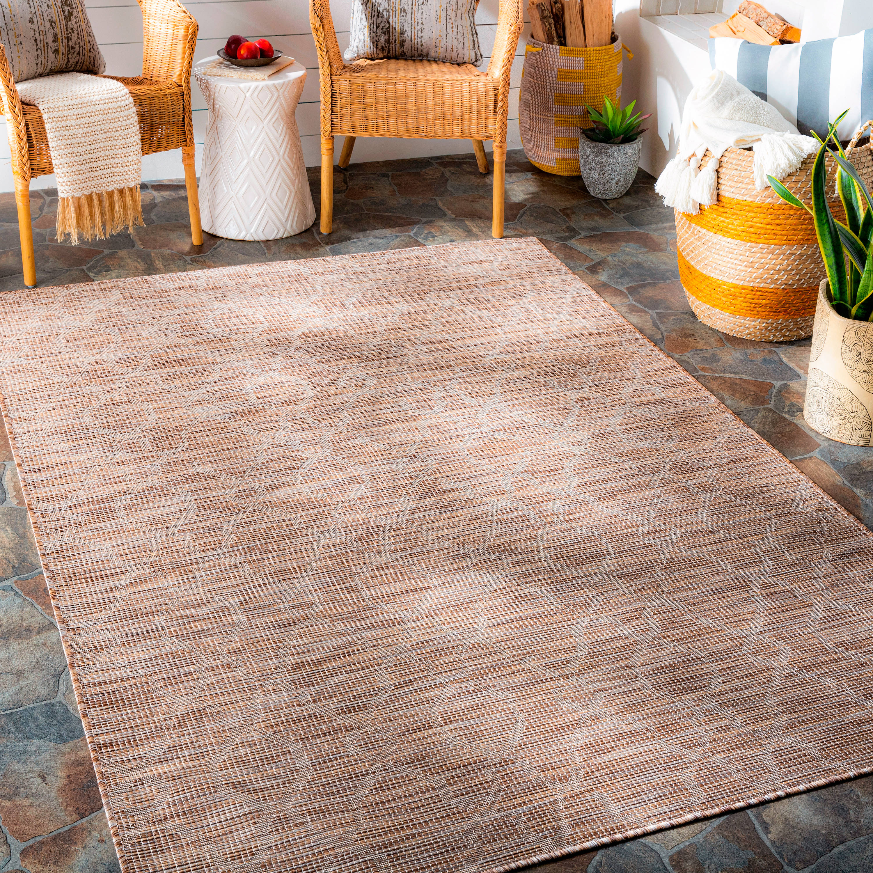 Artistic Weavers PSA2331-274 Pasadena 3 X 4 Medium Gray Indoor/Outdoor Abstract Oriental Area Rug