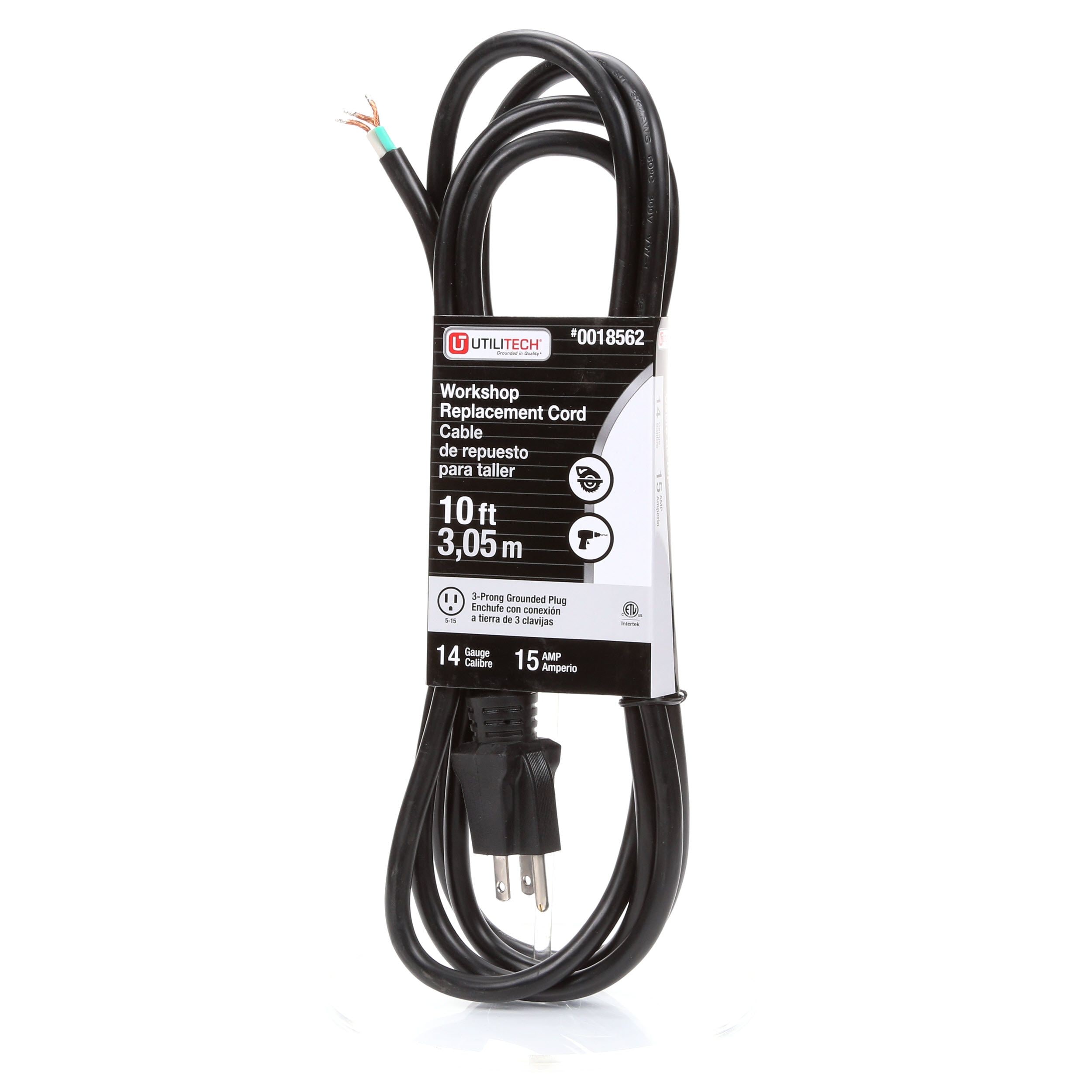Little Giant LC10E 10 ft Extension Cord Male to Female Mini LED 