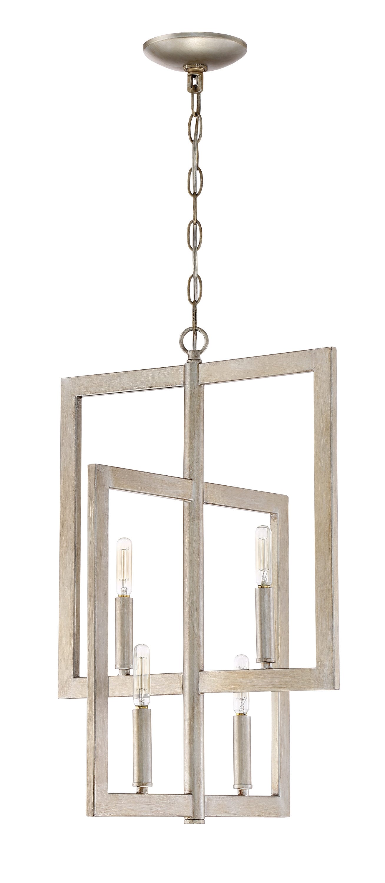 Craftmade 44934-GT Portrait 4 -Light Gold Transitional For Use in Bedrooms, Dining Rooms, Foyers, Kitchens, Living Rooms Chandelier