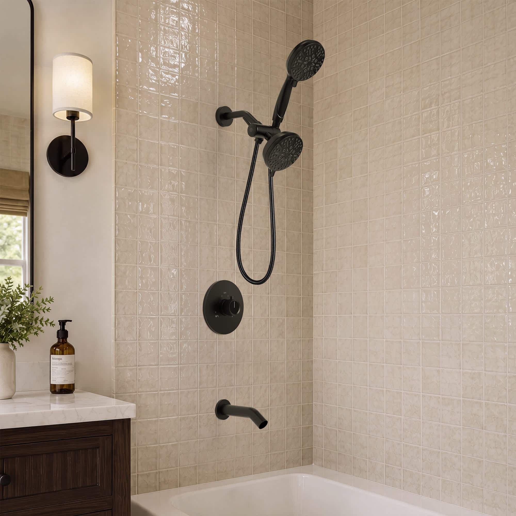 EVERSTEIN SFS-1101-BK Tub-Shower-Faucets - View #2