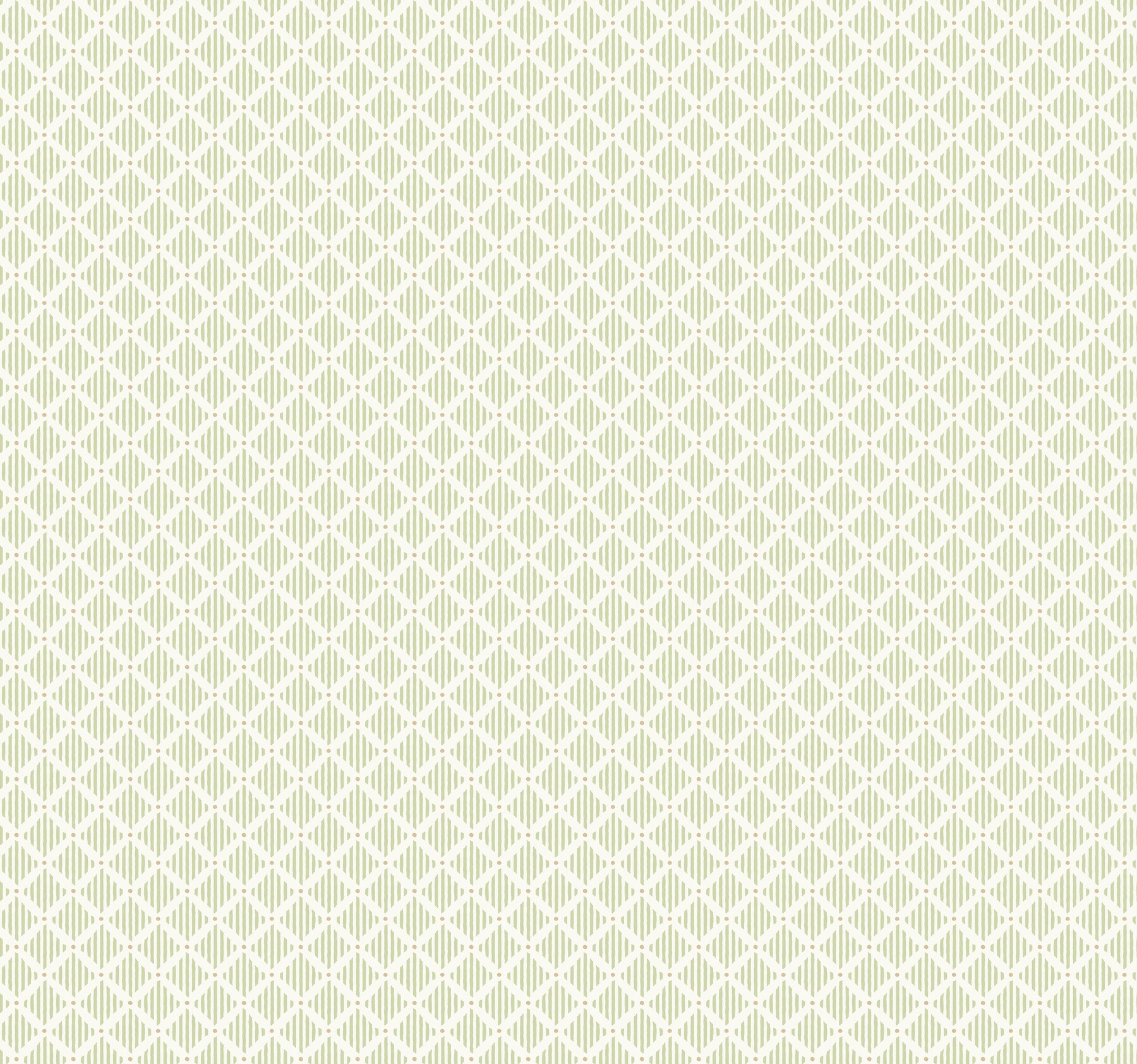 York Wallcoverings GR6006 Grandmillennial 60.8-Sq. Feet Green Non-woven Geometric Prepasted Water Activated Paste Wallpaper