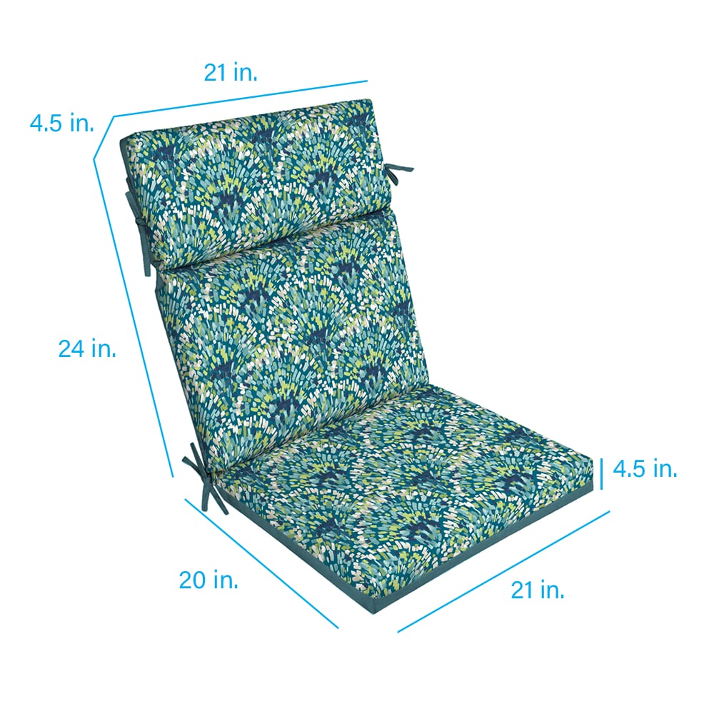 Single Seater Replacement High Back Chair Folding Cushions Patio
