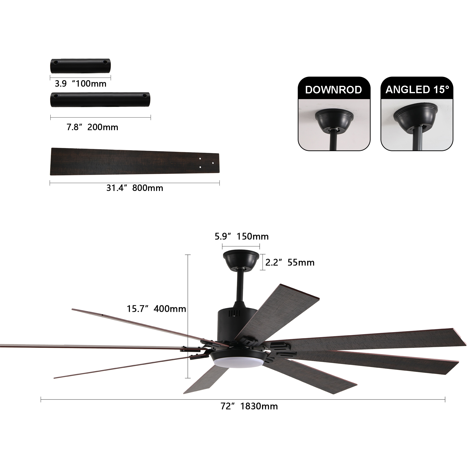 Sunrinx MG9-CF-19 Ceiling-Fans - View #8