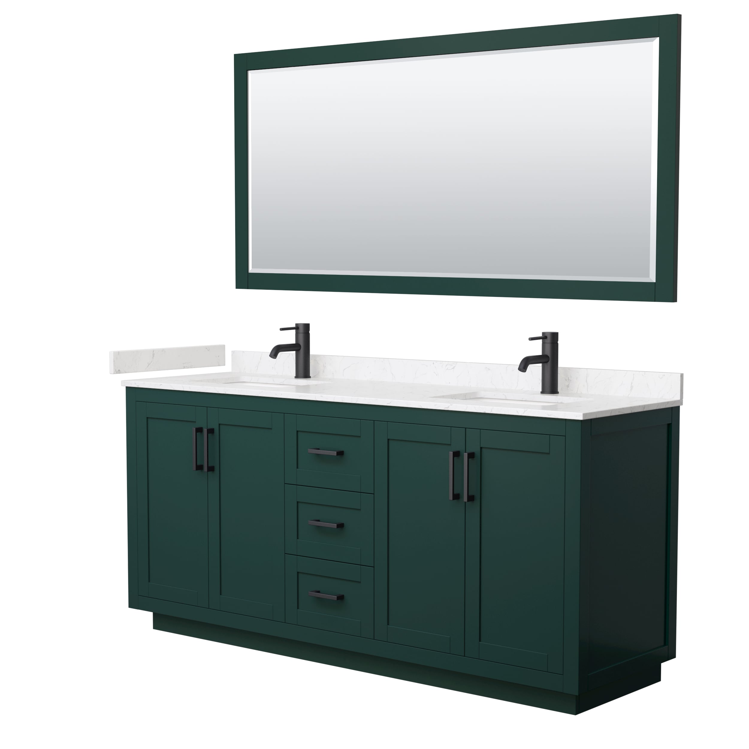 Wyndham Collection WCF292972DGKC2UNSM70 Bath-Vanity-Combo - View #2
