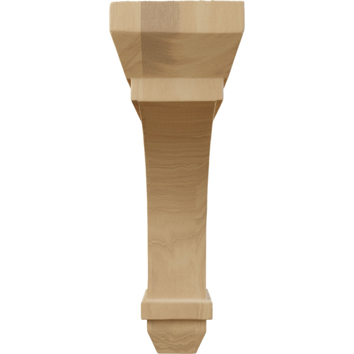 Cherry Wood Hand-Carved 7" Decorative Corbel Bracket