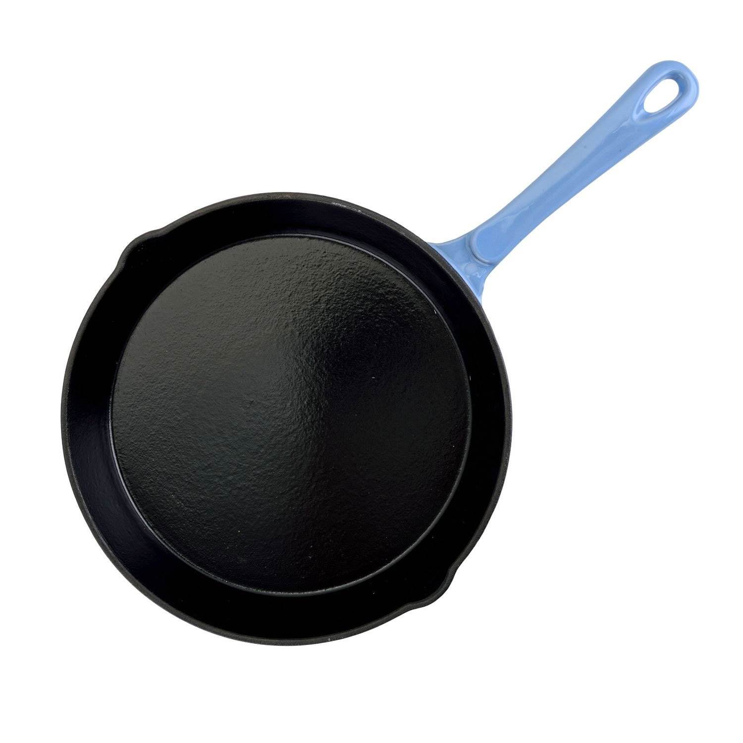 Hamilton Beach 12 Inch Enameled Coated Solid Cast Iron Frying Pan