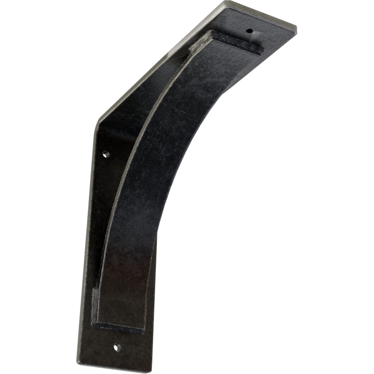 Ekena Millwork BKTM03X10X10MOAPW Morris Morris 10-in x 3-in x 10-in Gray Steel Mounting bracket
