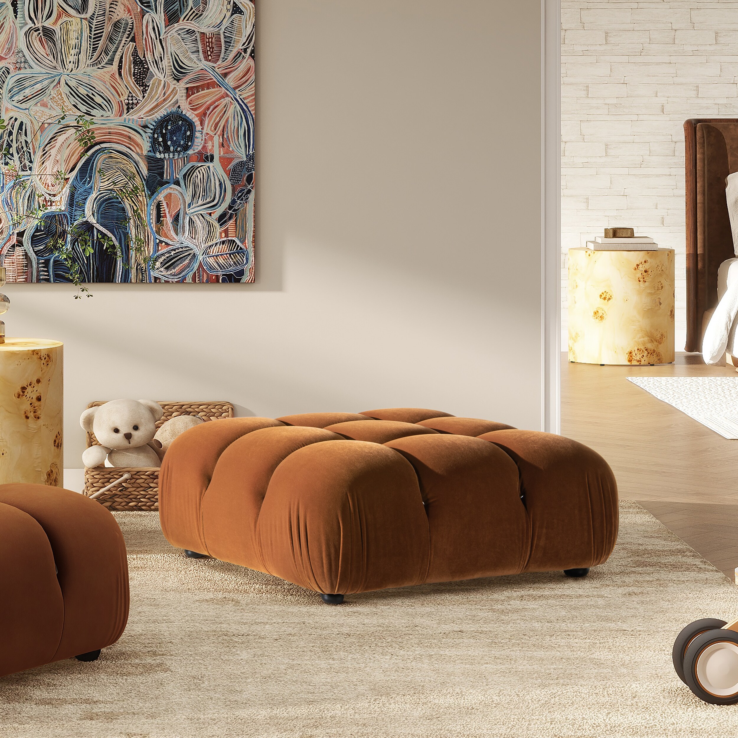 Jennifer Taylor Home LMVO-84260 Indoor-Ottomans - View #2
