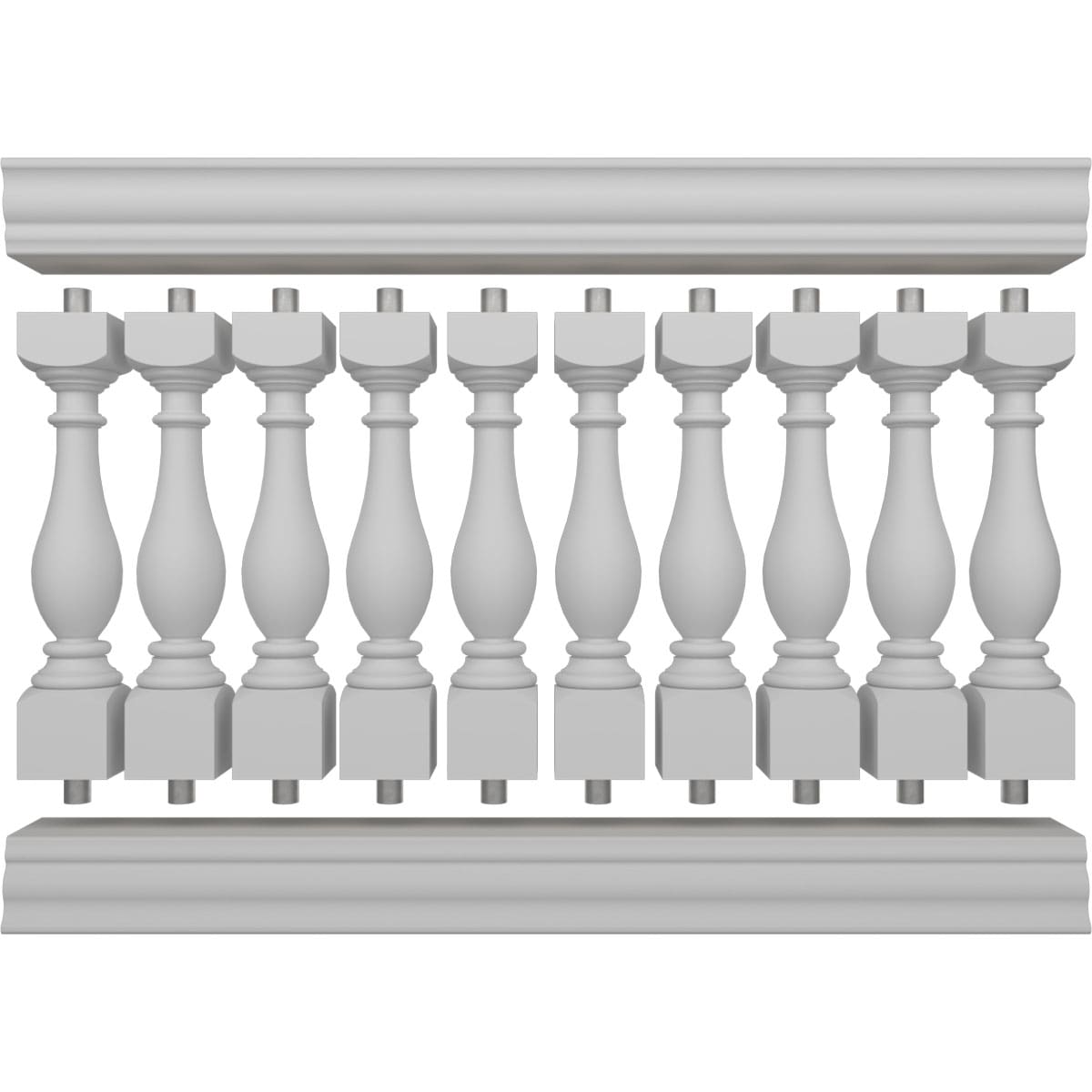 Ekena Millwork BALK40X060LGD railings - View #5