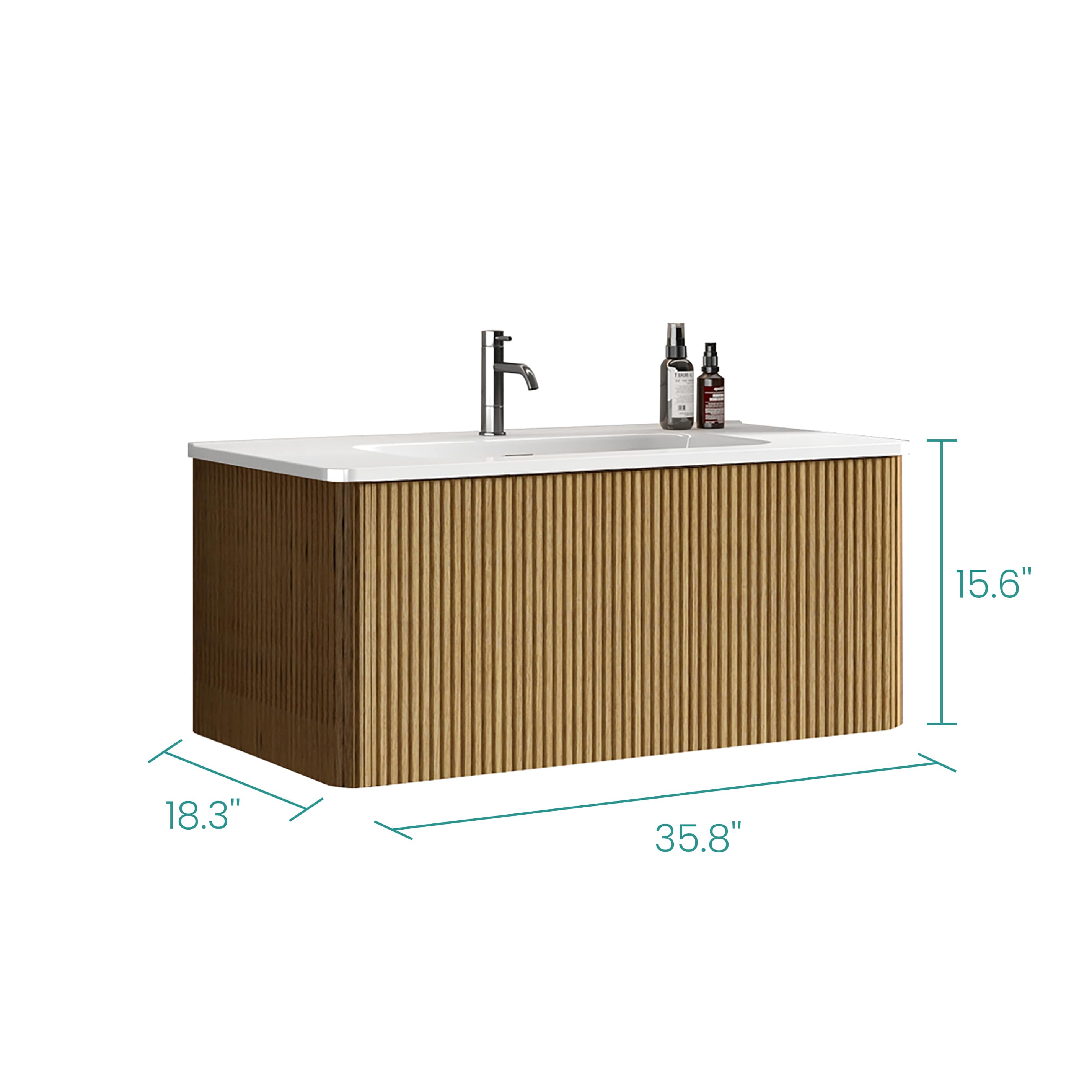 WELLFOR WA-MBF-7248 Bath-Vanity-Combo - View #5