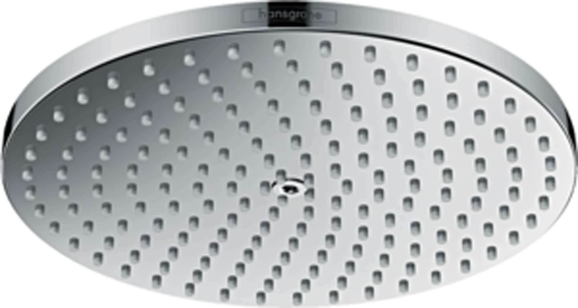 Hansgrohe 26927821 Brushed Nickel Sold separately Single function 9.38-Inches Round Shower Faucet