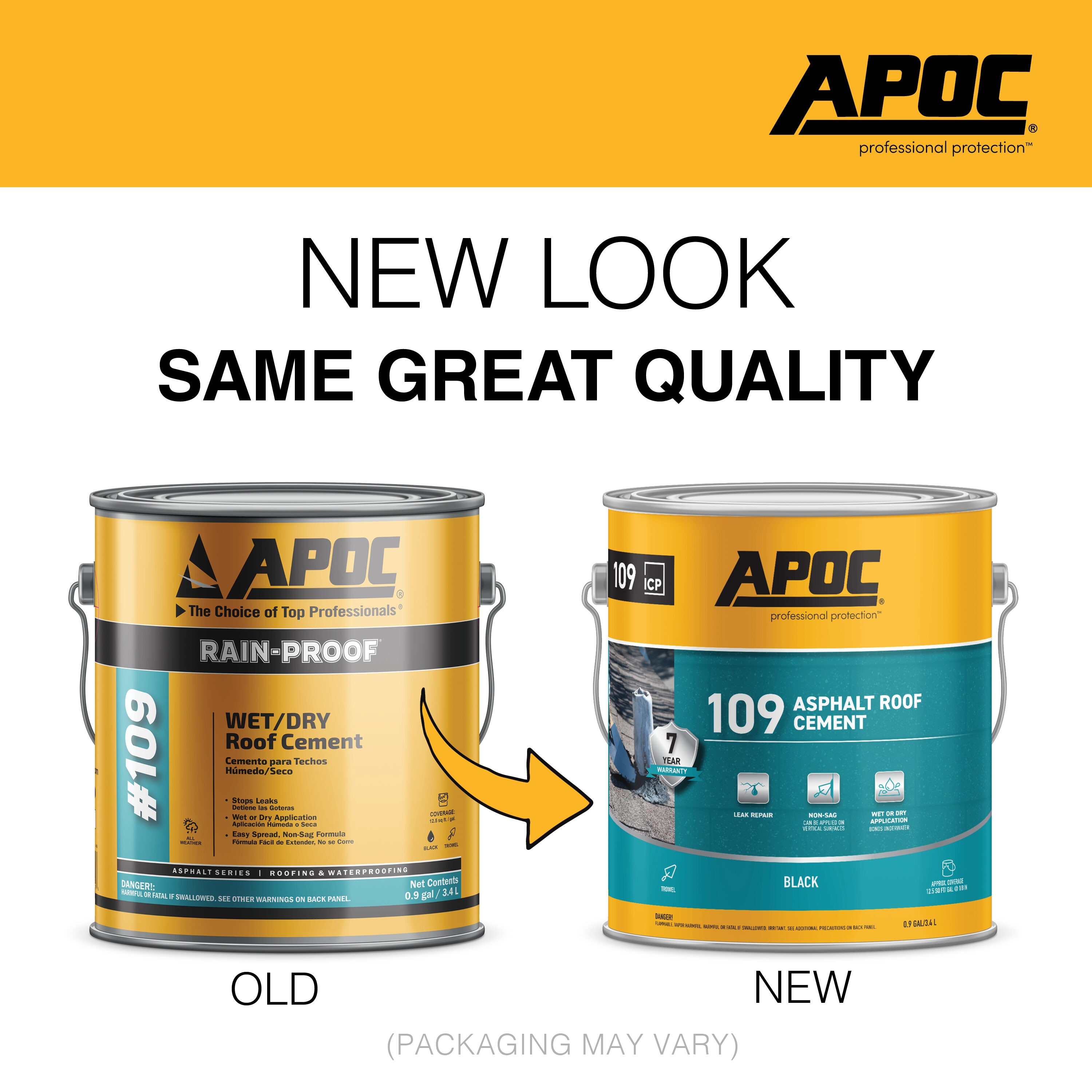 APOC 109 0.9-Gallon Fibered Waterproof Cement Roof Sealant in the Roof ...