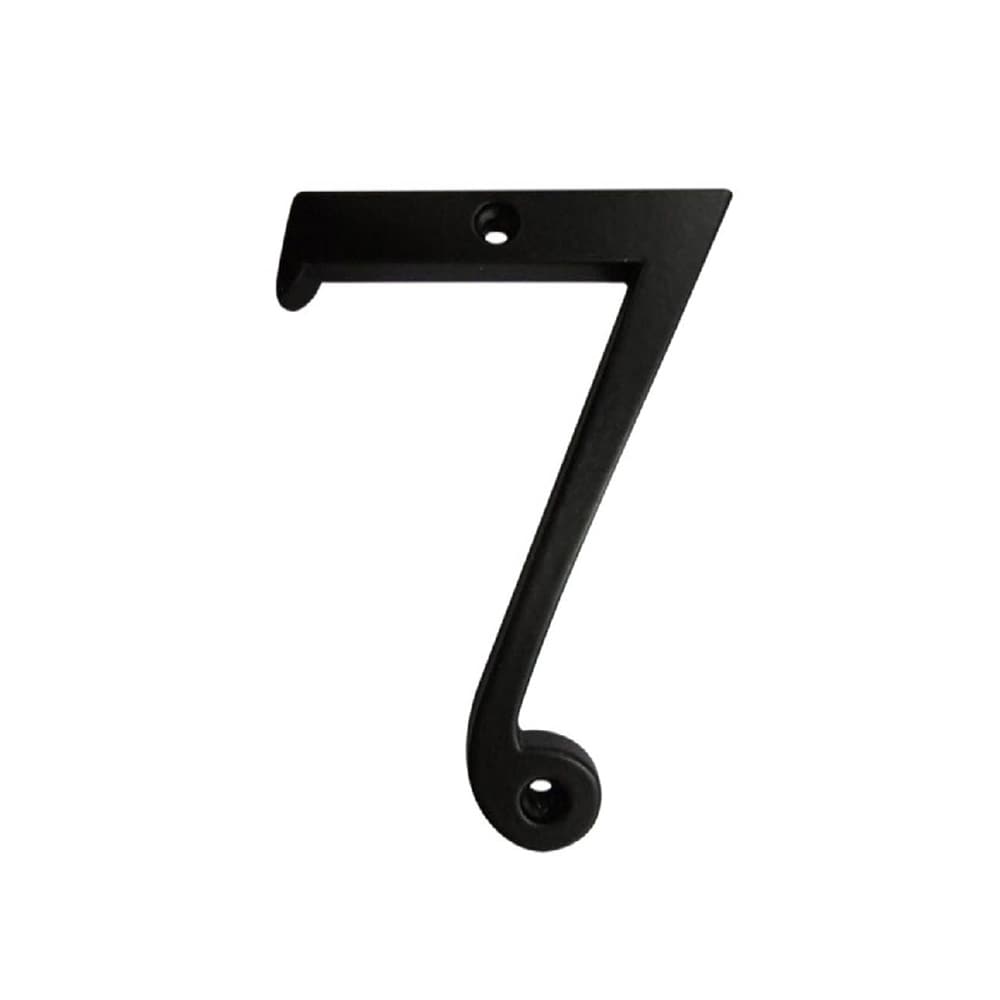 RELIABILT 27017PKBLG 4-in Black Number 7