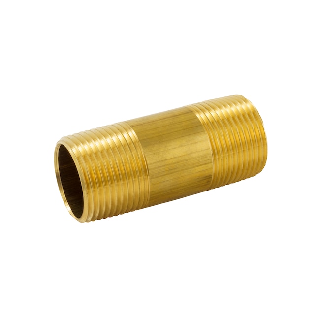 Proline Series 1-in x 1-in Threaded Male Adapter Nipple Fitting in the Brass  Fittings department at