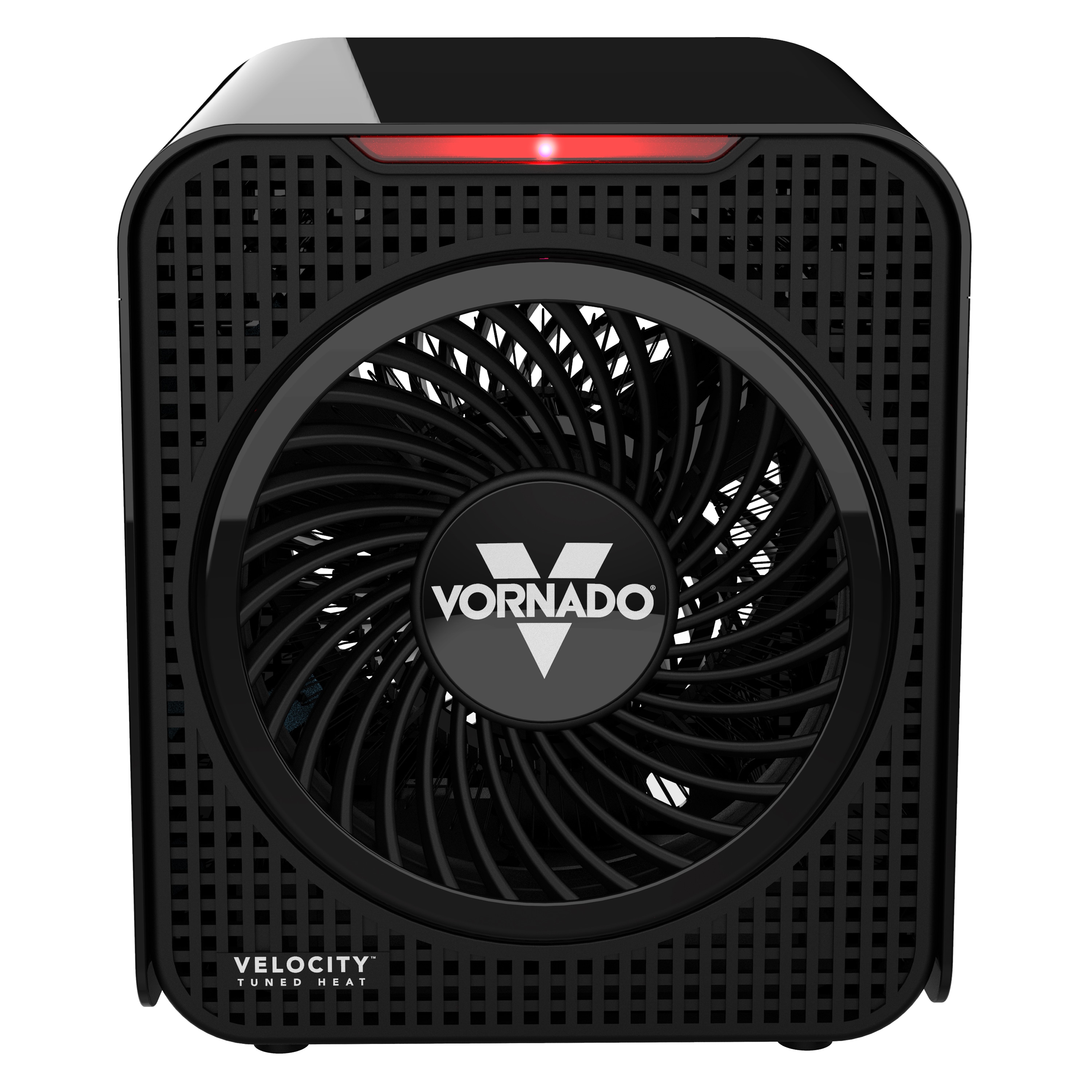 Compact Black Electric Personal Space Heater with Thermostat