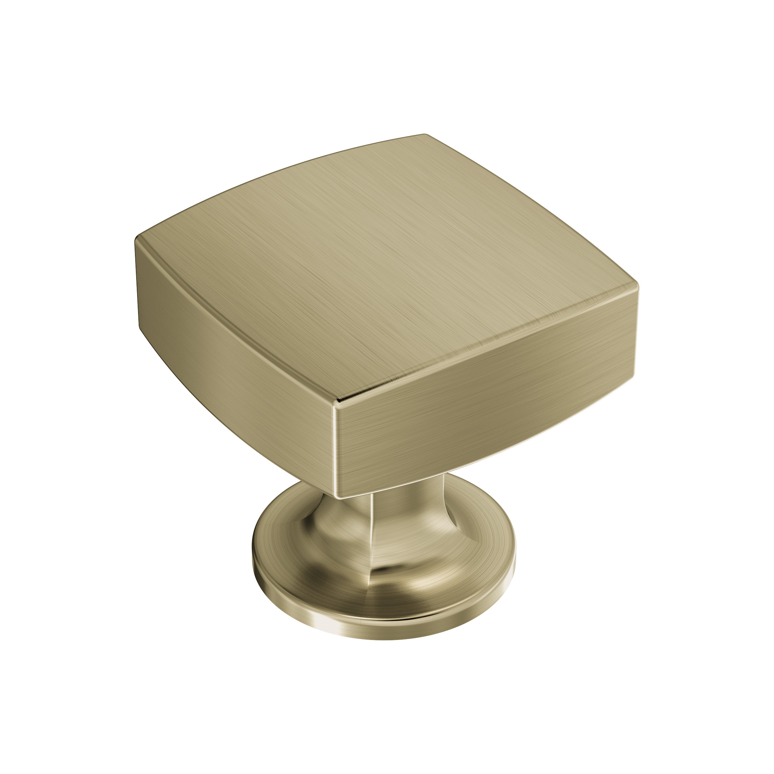 Amerock BP37101BBZ Everett 1-1/4-in Golden Champagne Square Contemporary Cabinet Knob