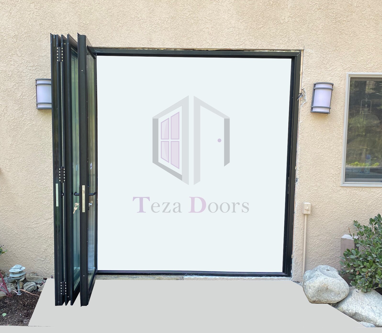 TEZA DOORS BIFOL10880BRTLOUT60 Patio-Doors - View #2