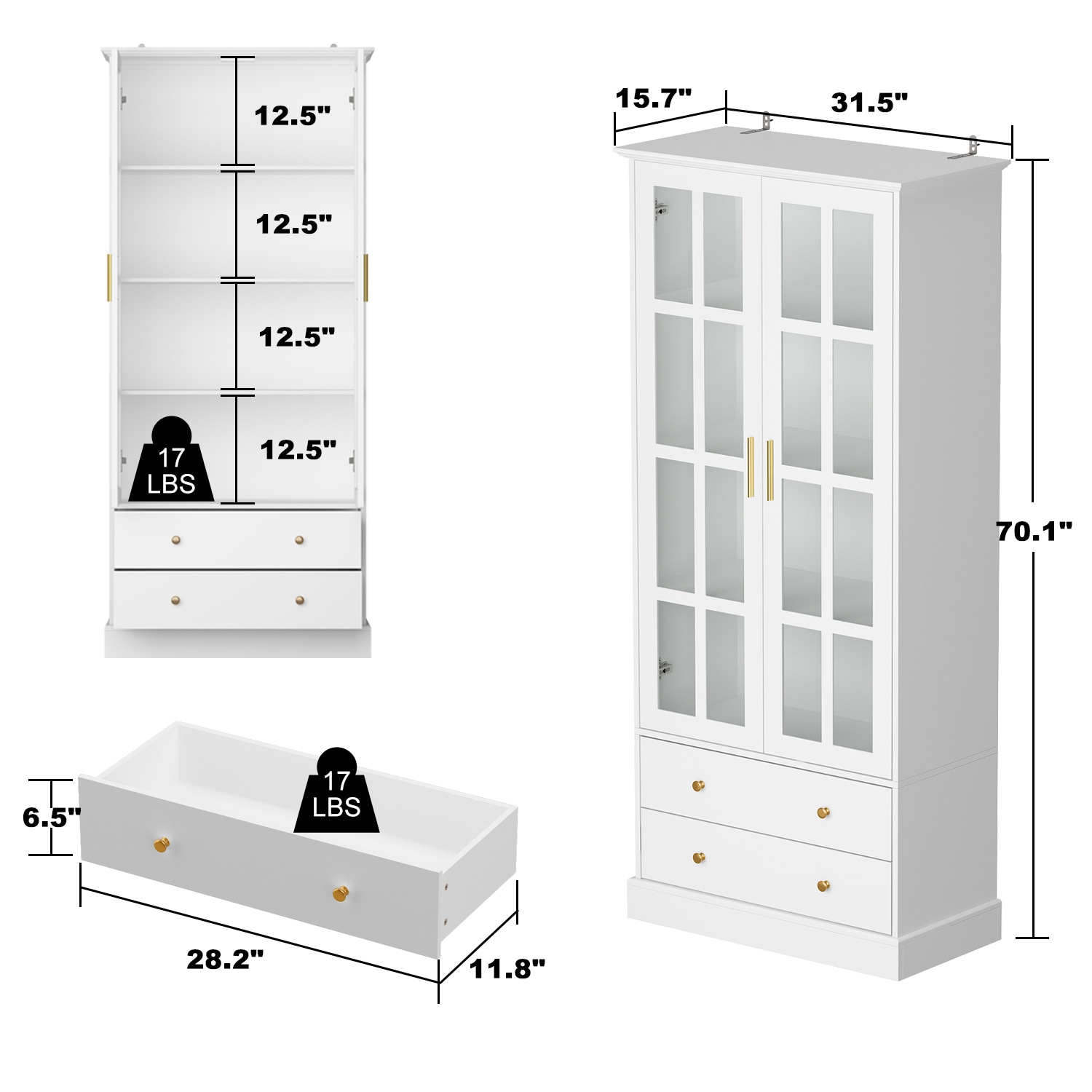 FUFU&GAGA LJY-KF330073-01 bookcases - View #9