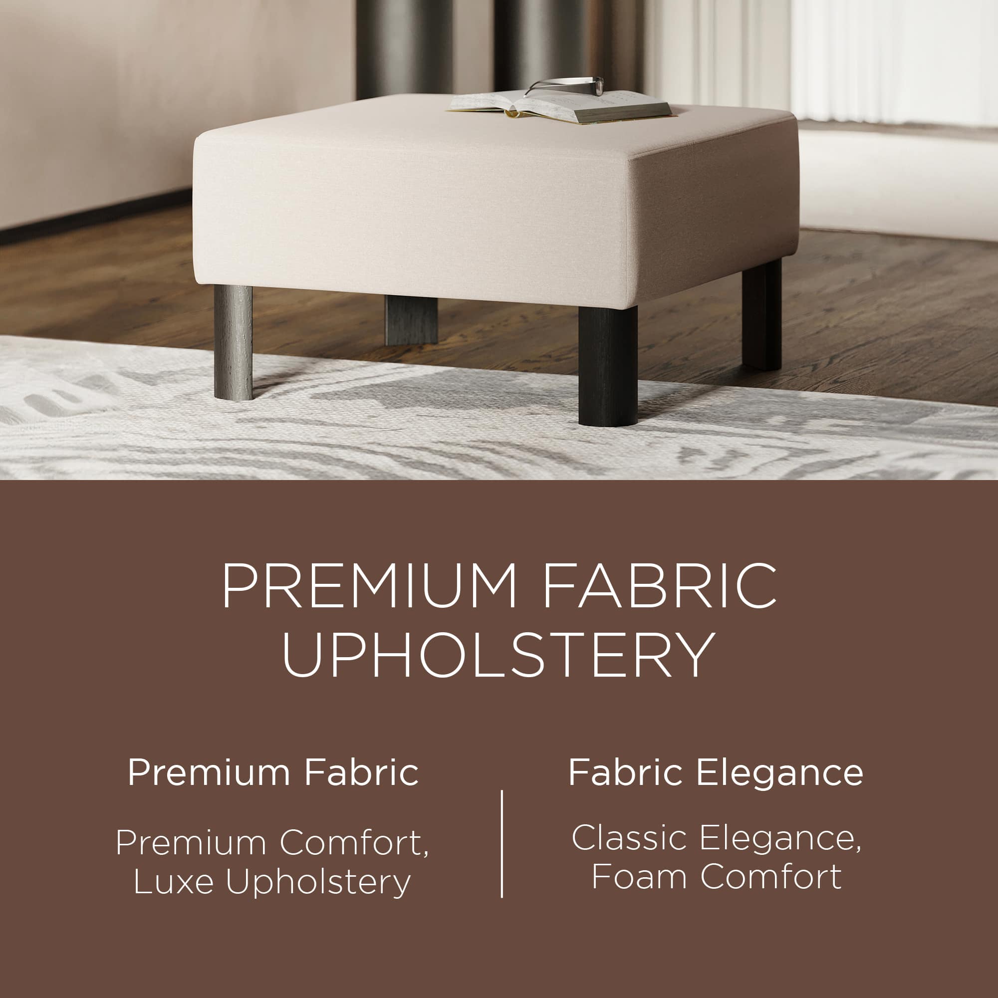 Maven Lane ML355801-FOM-DO Indoor-Ottomans - View #2