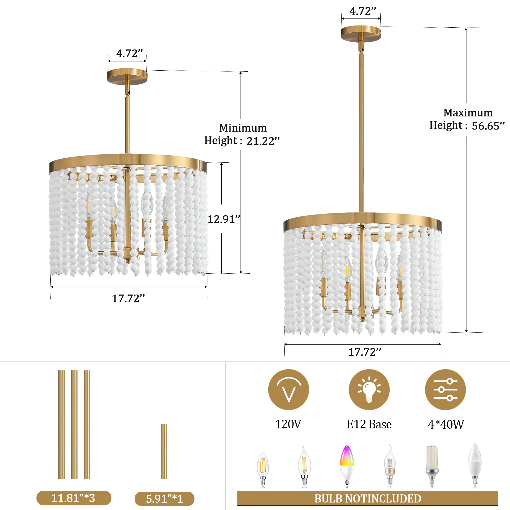 KAISITE 8207PL-04GD-US b090015 - View #9
