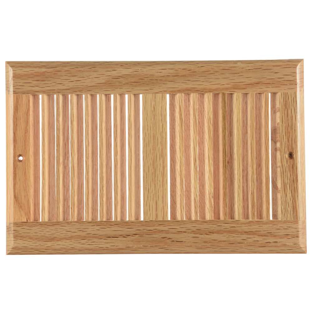 allen + roth 9031206LO 12-in x 6-in Wood Light Oak Sidewall/Ceiling Grille