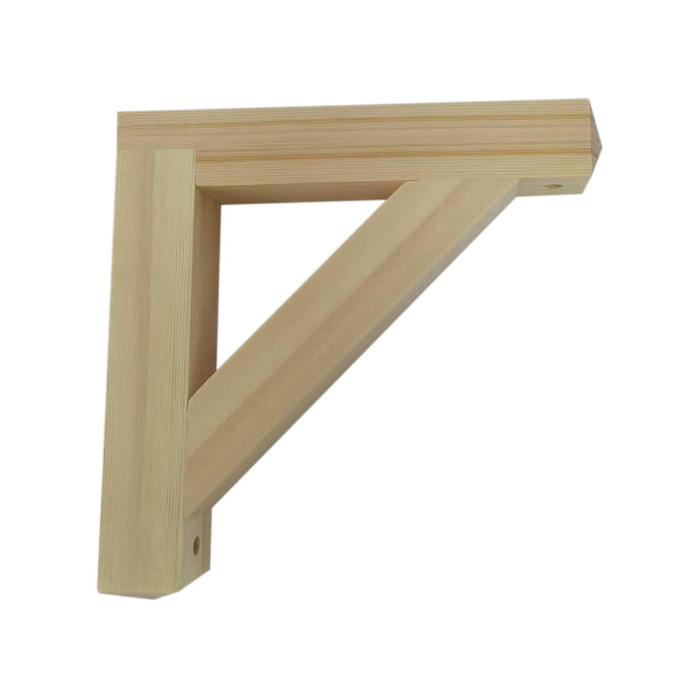Style Selections 46480WDXLG 9.25-in L x 9.25-in W x 1.5-in D Wood Shelf bracket