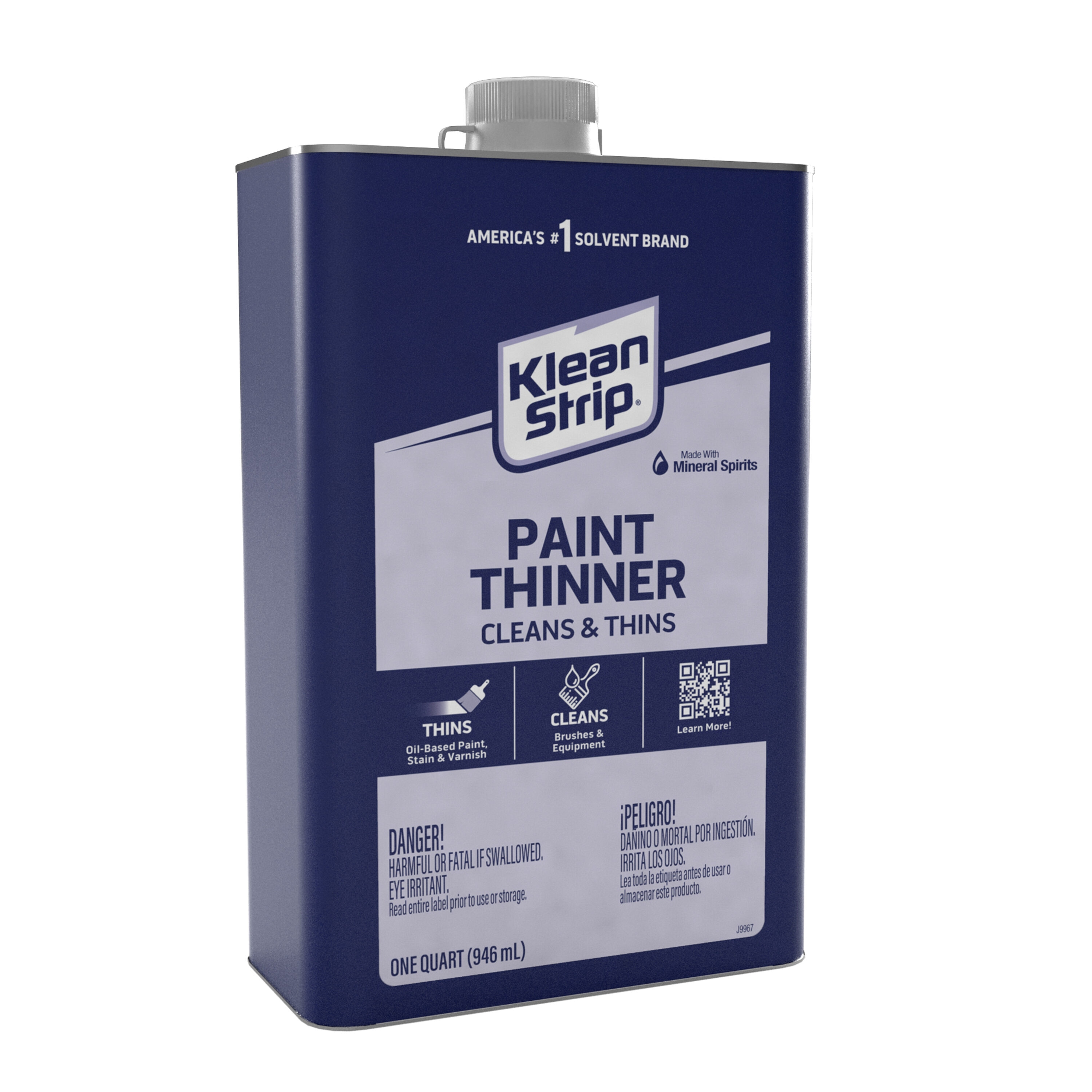 32 oz. Mineral Spirits Combustible Paint Solvent