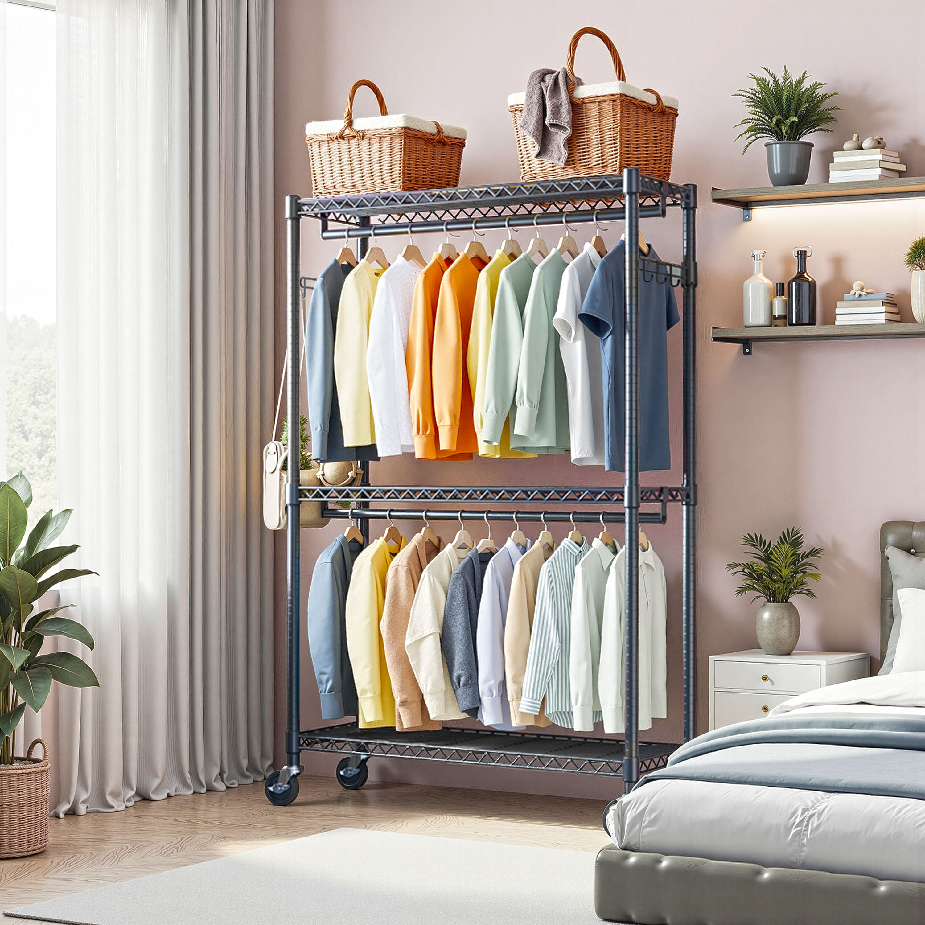 Huluwat JL-1P381427 Garment-Racks - View #3