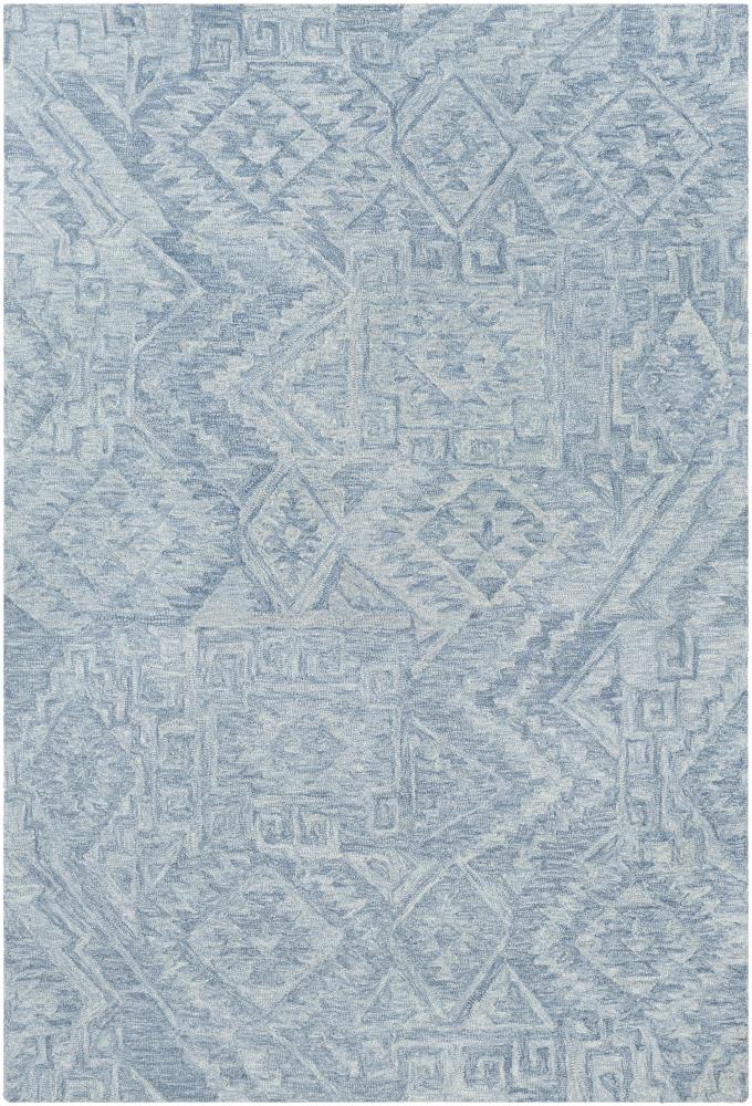 Surya Newcastle 8 X 10 (ft) Wool Blue Indoor Geometric Bohemian ...