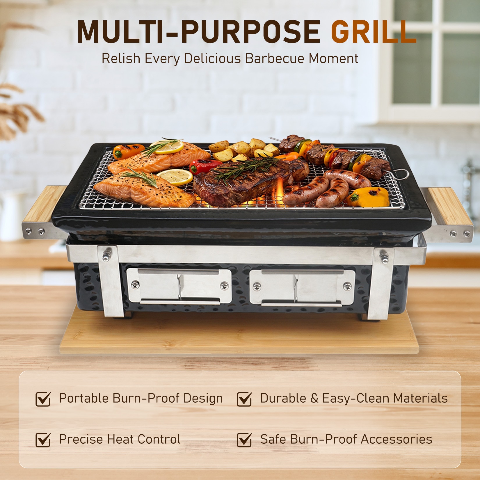 Garvee 09GXFCHBNL-HXYY-2287 Charcoal-Grills - View #5