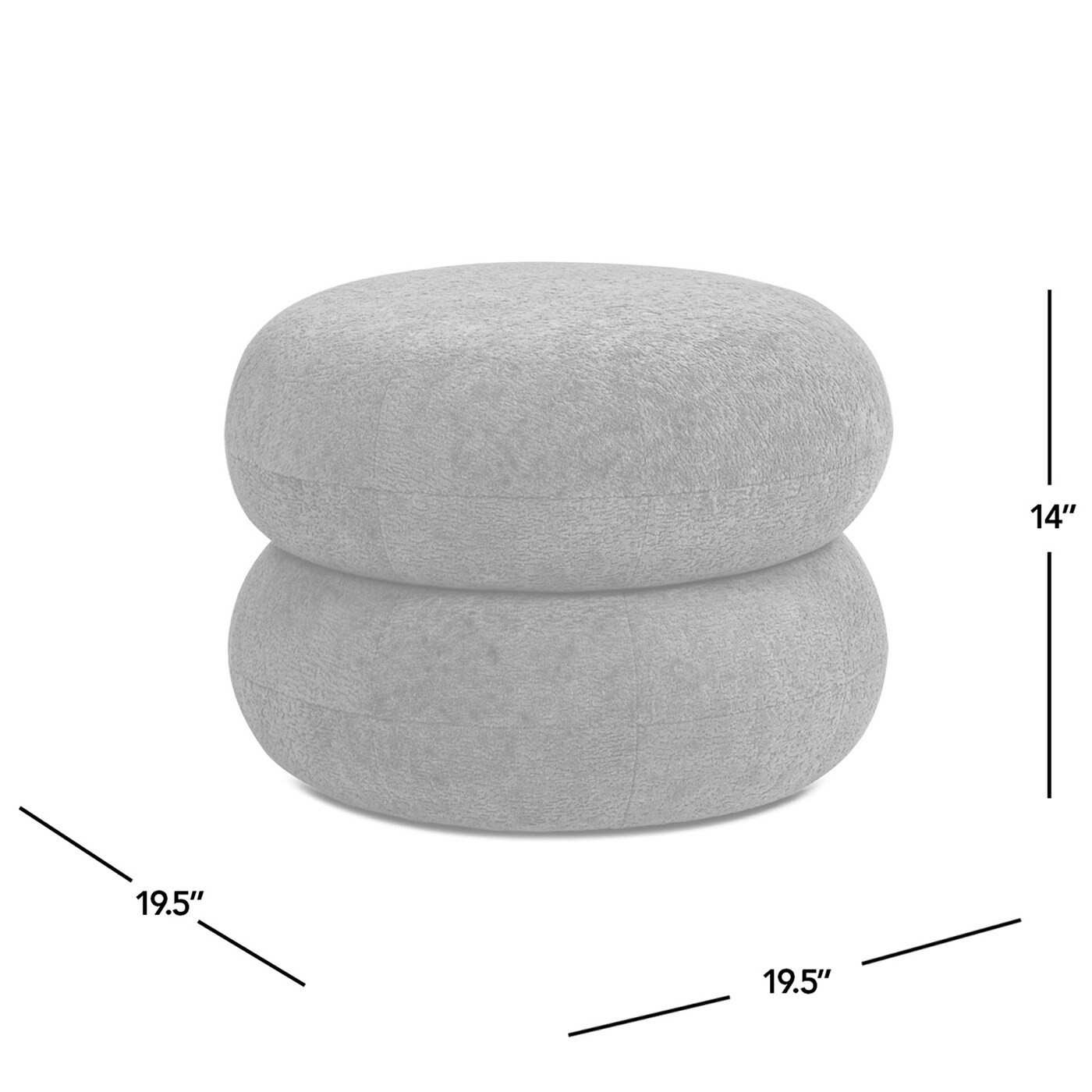 Jennifer Taylor Home LKGRE-84690 Indoor-Ottomans - View #8